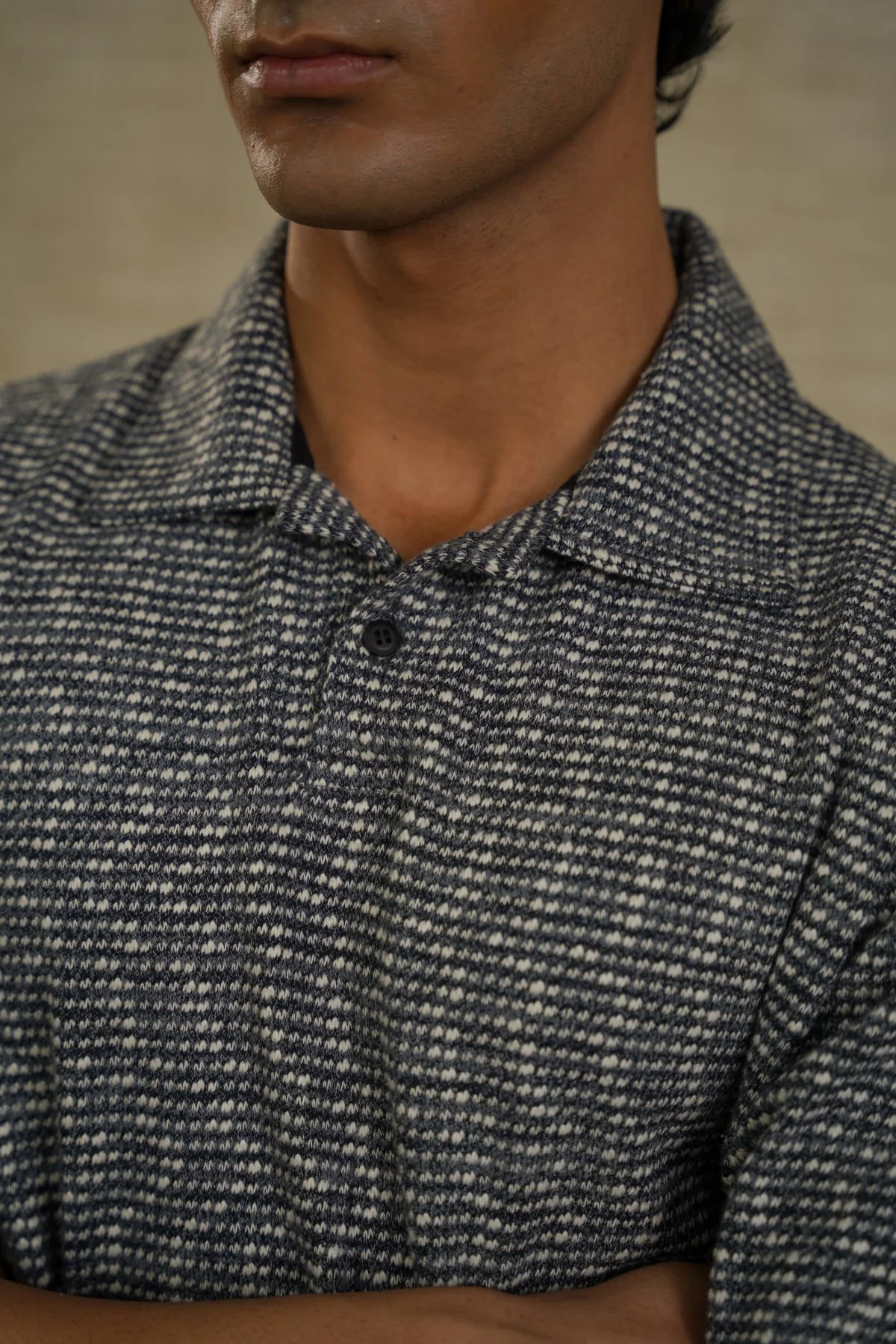 LUXE KNIT POLO - Image 4