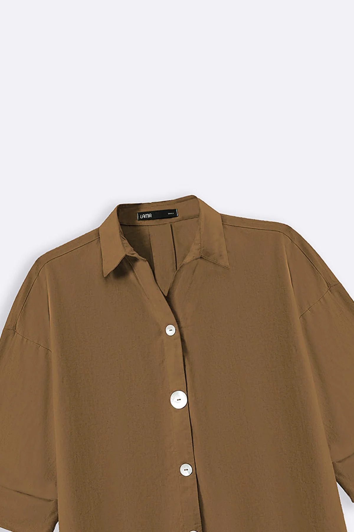 LYOCELL LINEN BUTTON SHIRT - Image 7