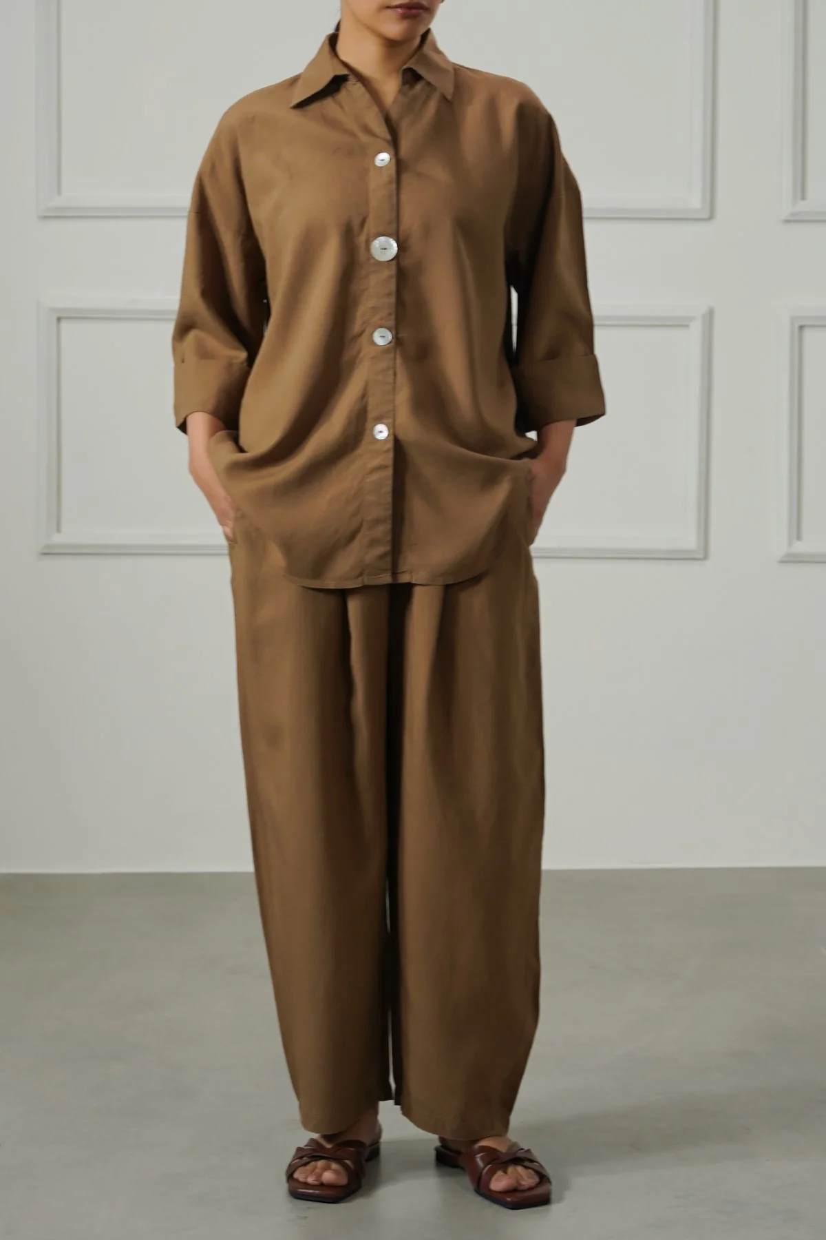 LYOCELL LINEN EASE PANTS - Image 4