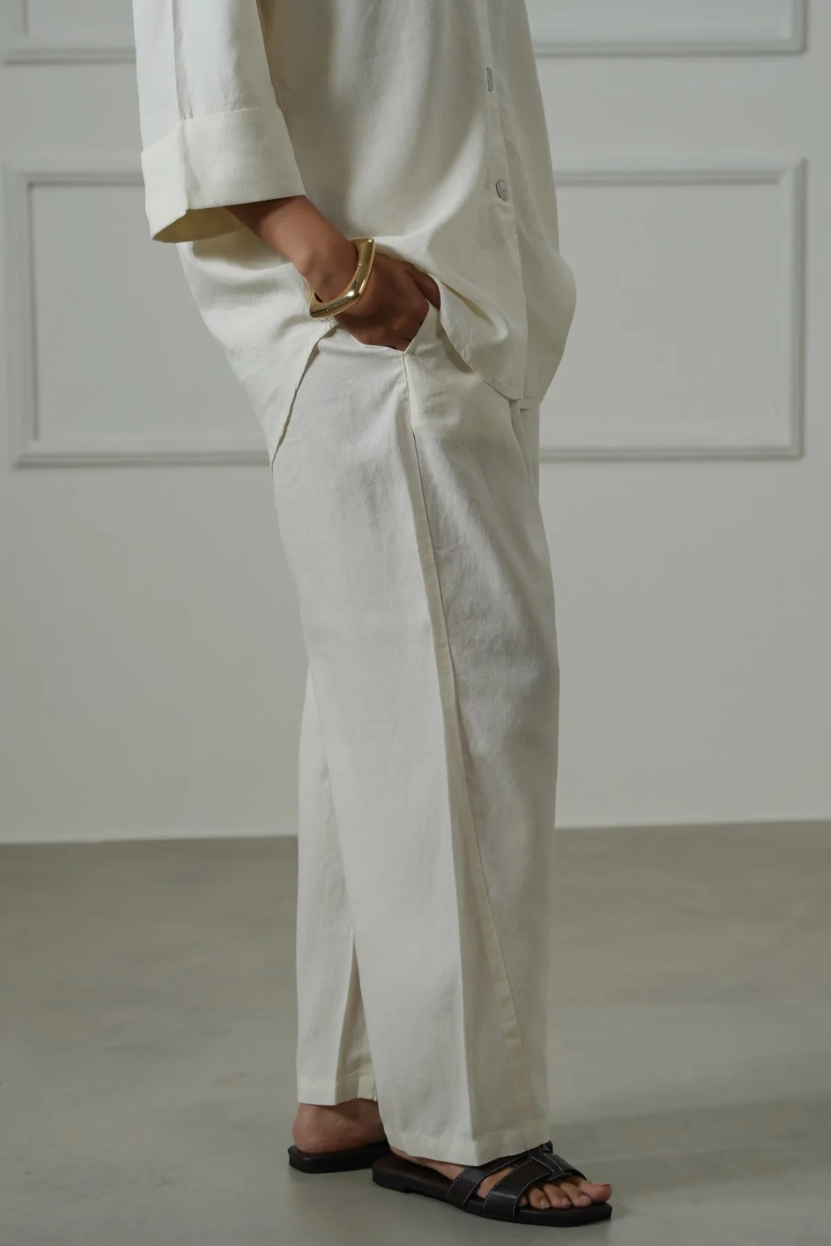 LYOCELL LINEN EASE PANTS - Image 4