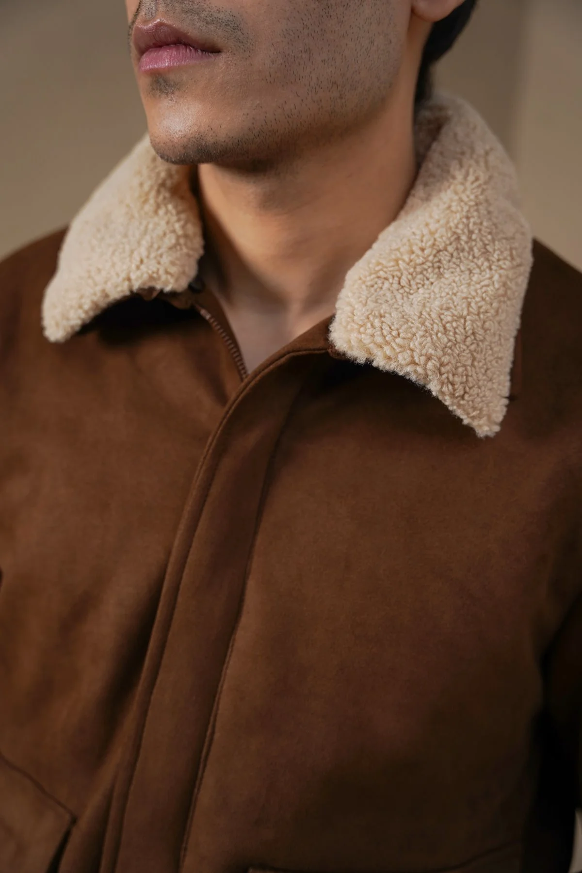 SUEDE AVIATOR JACKET - Image 2