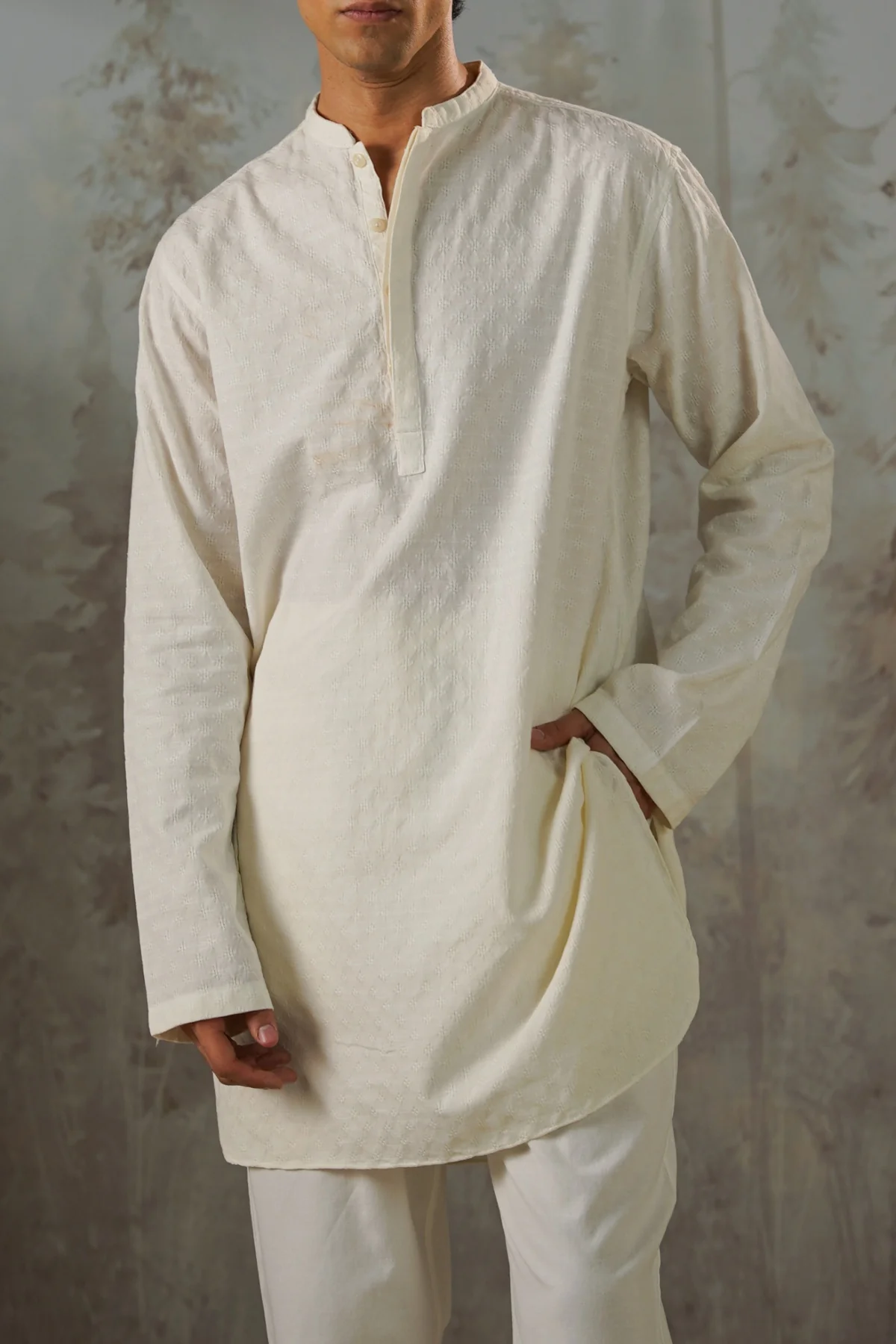 TEXTURED JACQUARD SHIRT - Image 4