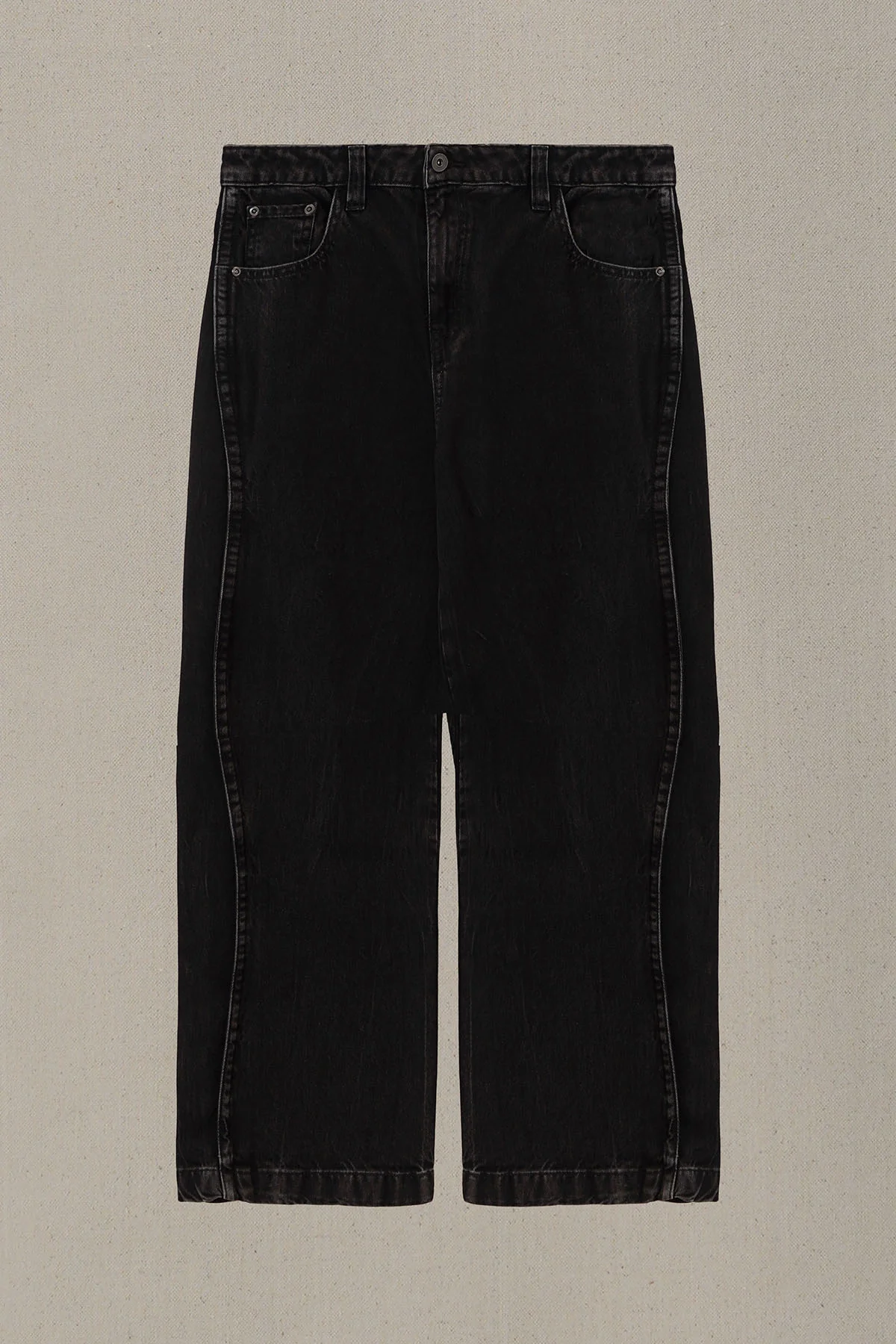 WIDE COTTON JEANS - Image 2