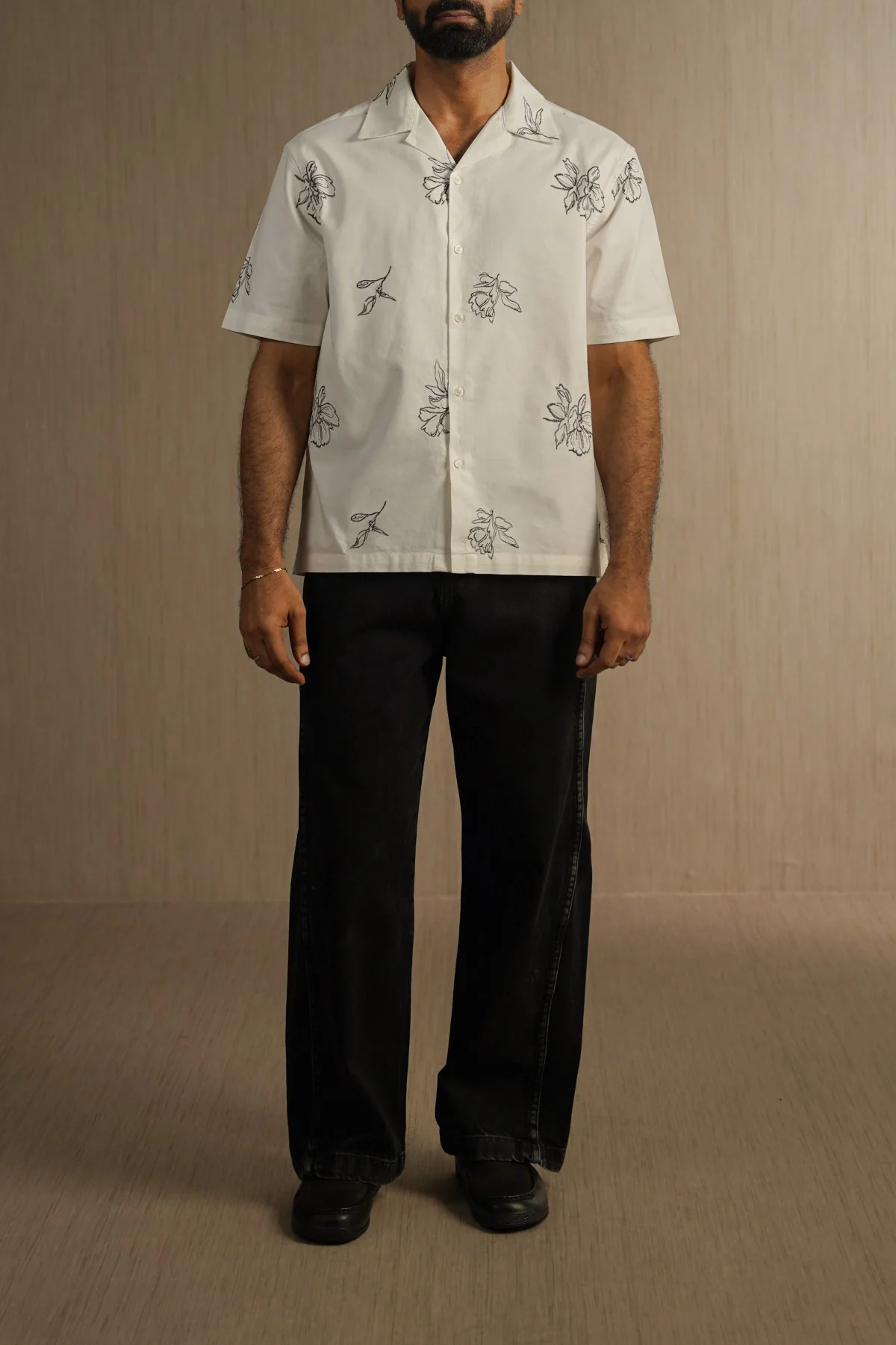 WIDE COTTON JEANS - Image 3