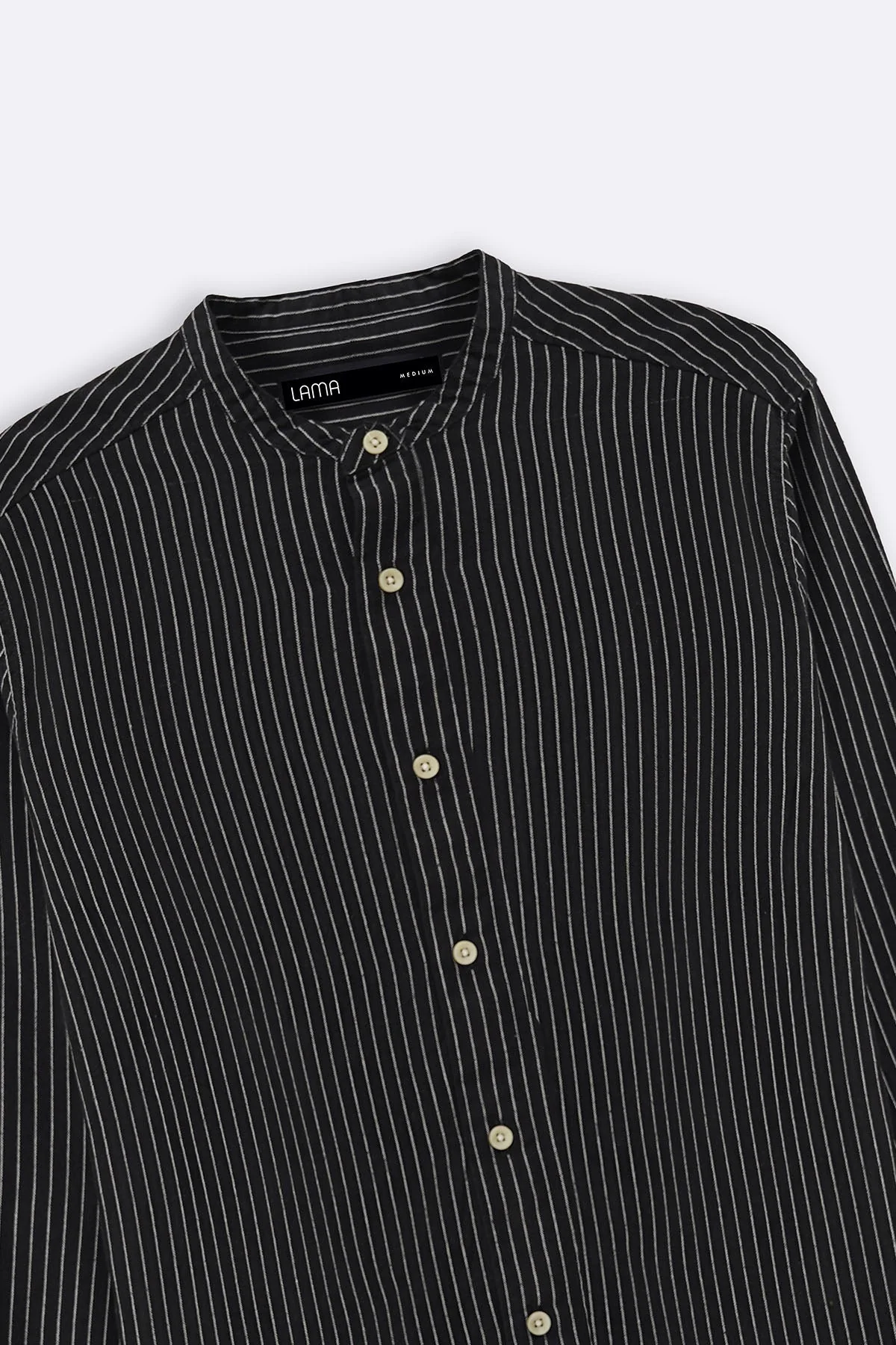 MANDARIN COLLAR SHIRT - Image 6