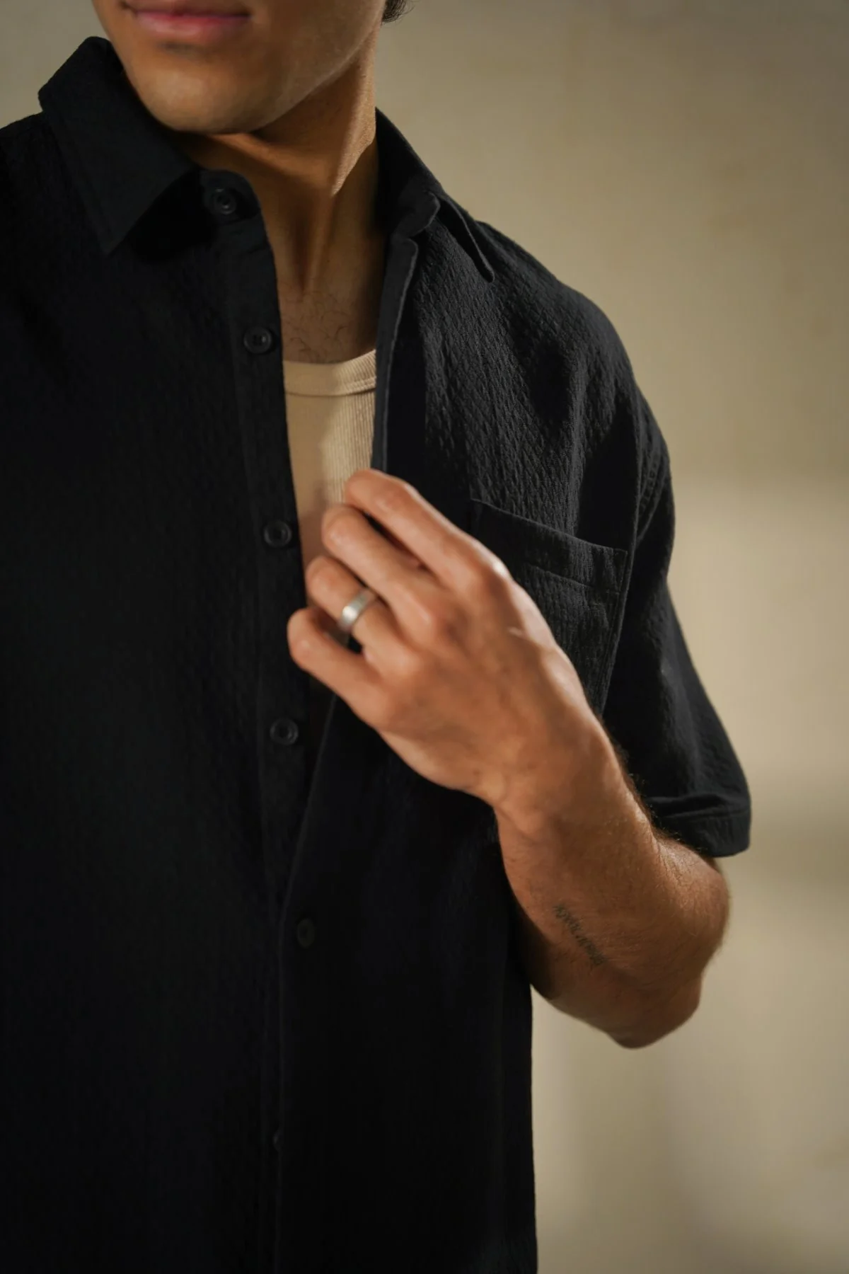 ESSENTIAL JACQUARD SHIRT