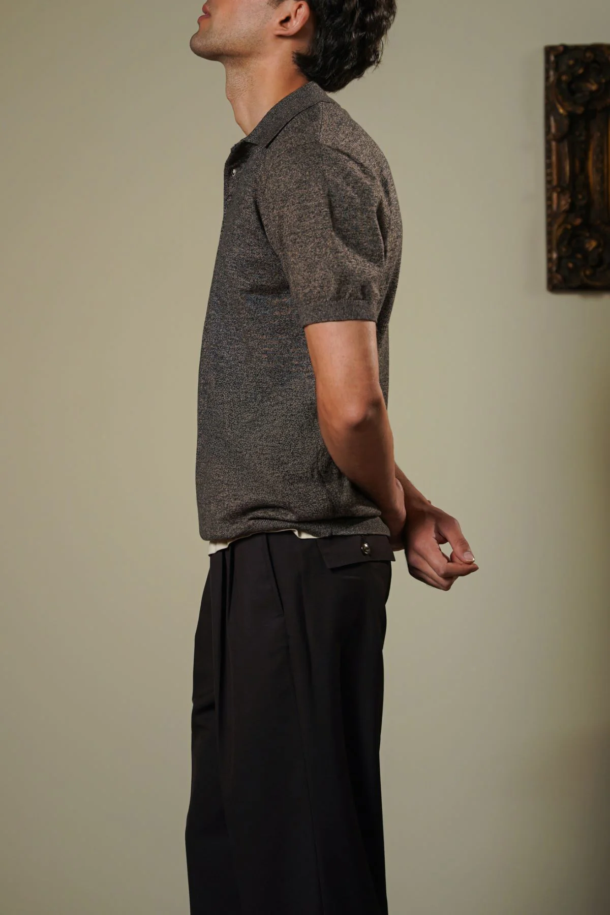 MELANGE EFFECT POLO - Image 6