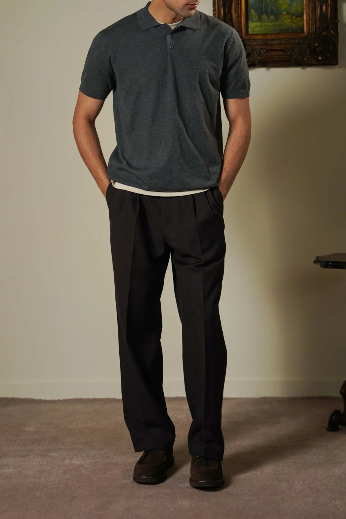 MELANGE EFFECT POLO - Image 3