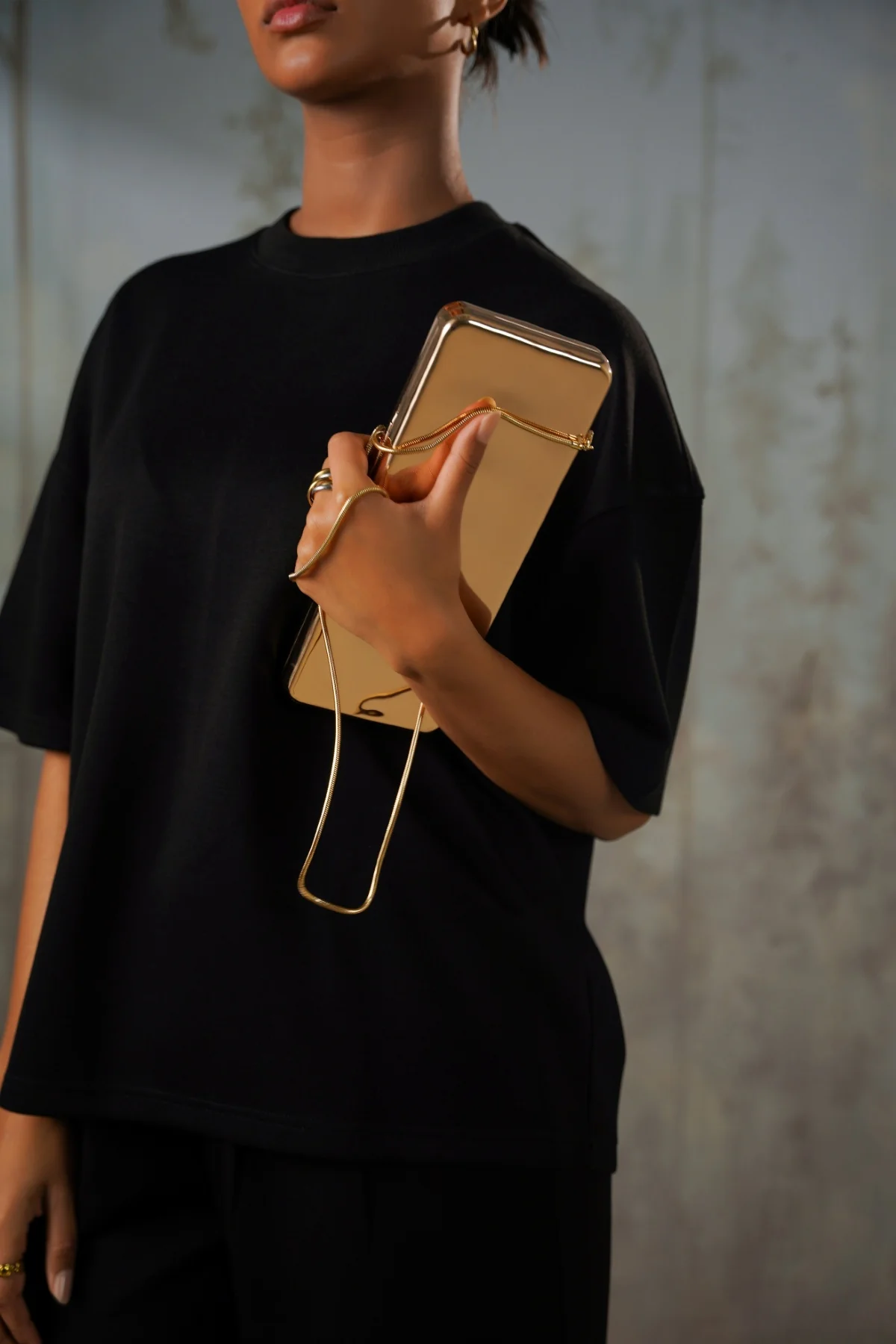 METALLIC NIGHT CLUTCH