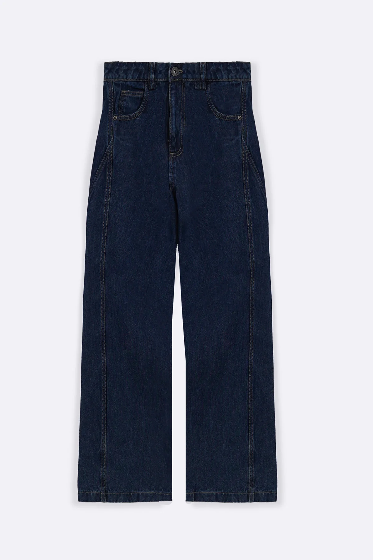MID RISE BARREL JEANS
