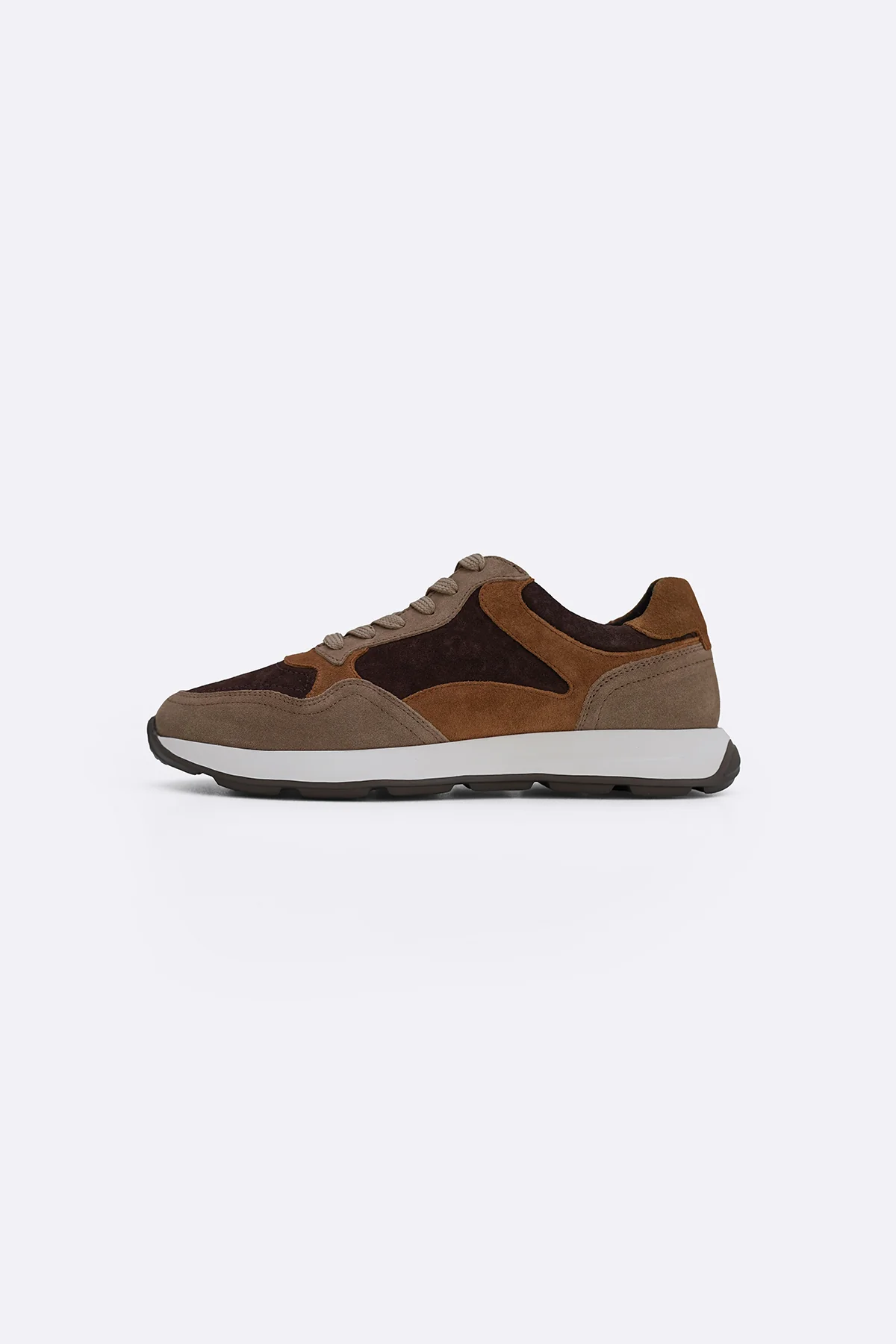 MULTI PANEL SUEDE SNEAKERS
