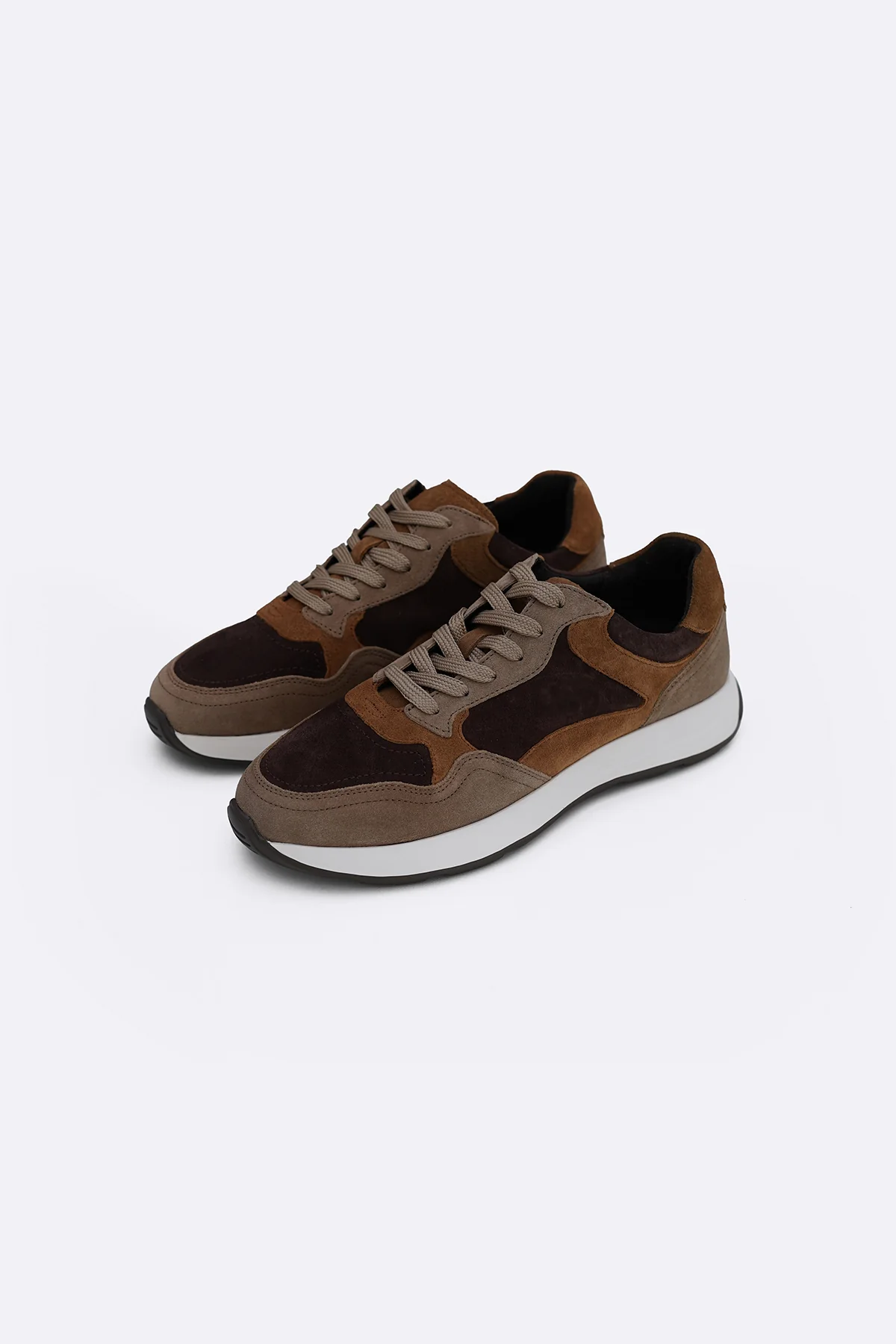 MULTI PANEL SUEDE SNEAKERS - Image 2