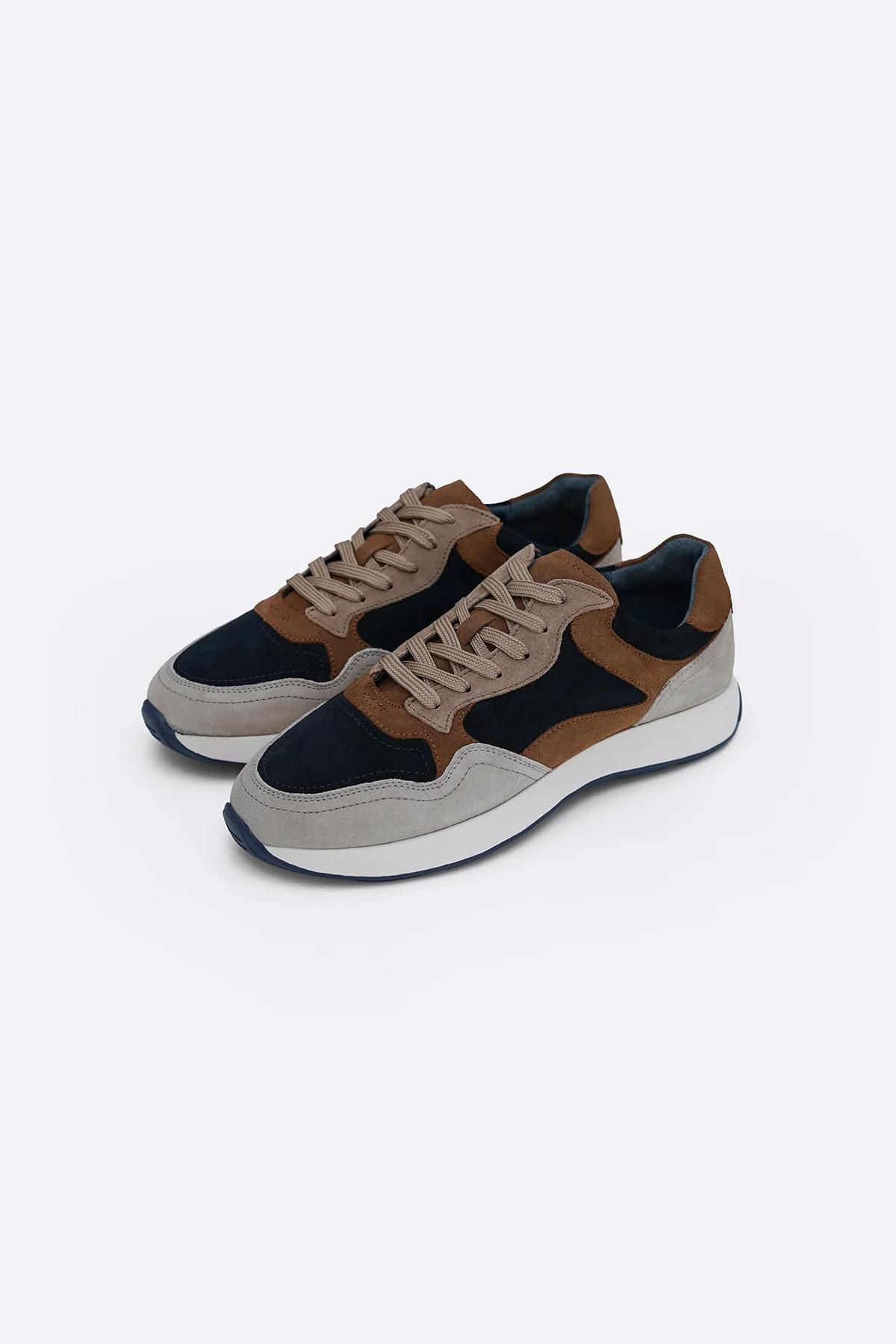 MULTI PANEL SUEDE SNEAKERS - Image 2