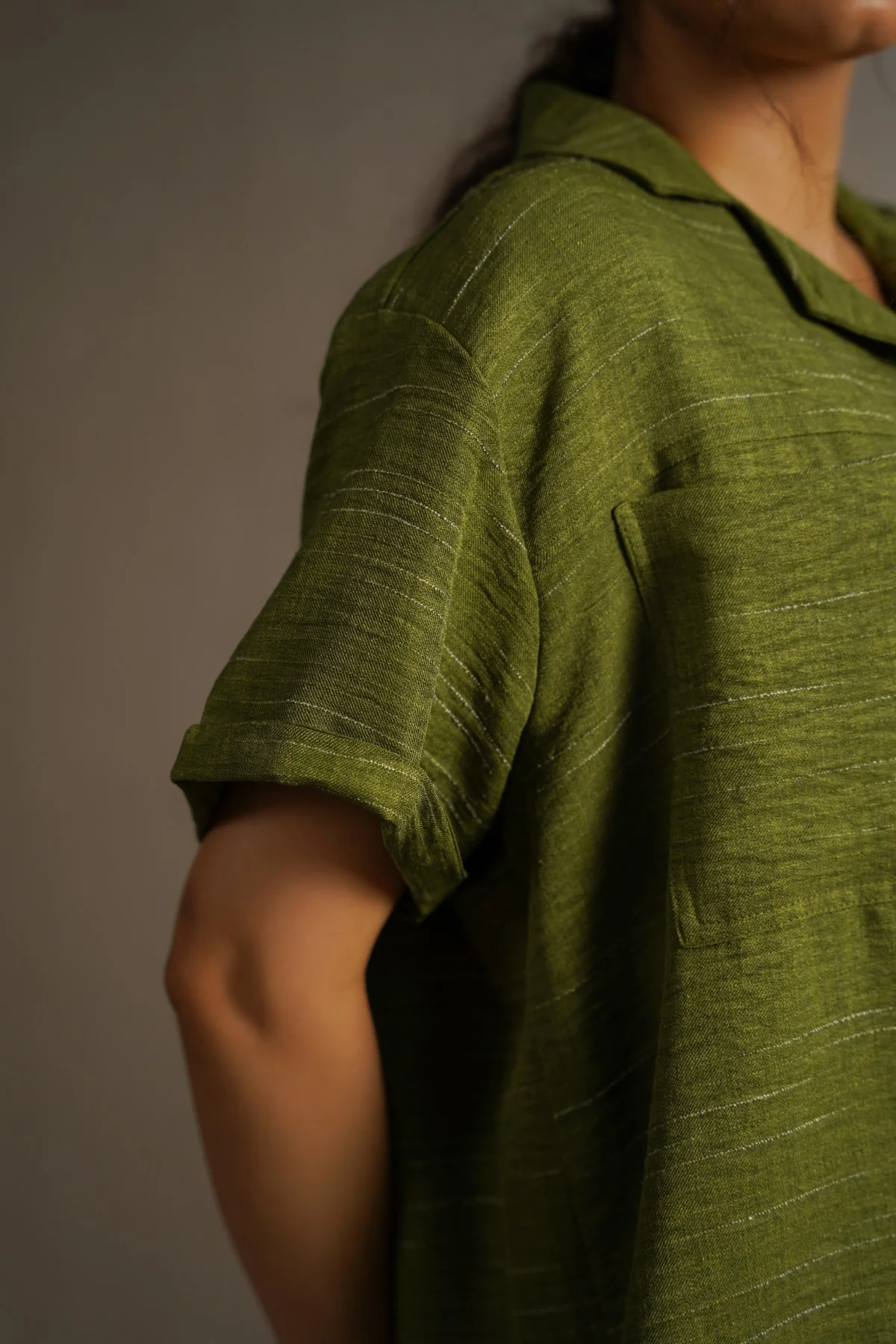 OLIVE ROUTE SHIRT - Image 3