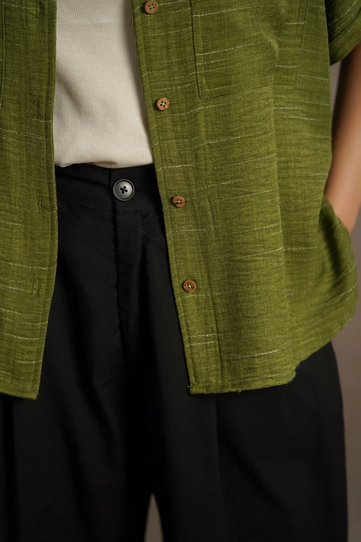 OLIVE ROUTE SHIRT - Image 7