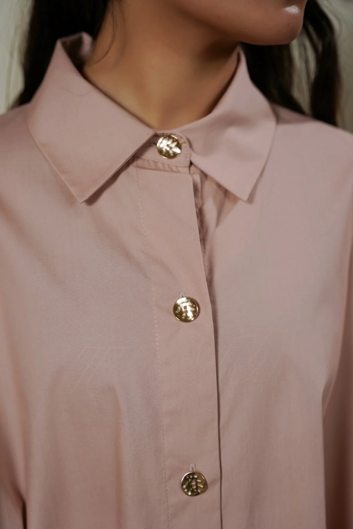 ONE SIZE COTTON SHIRT DRESS - Image 3