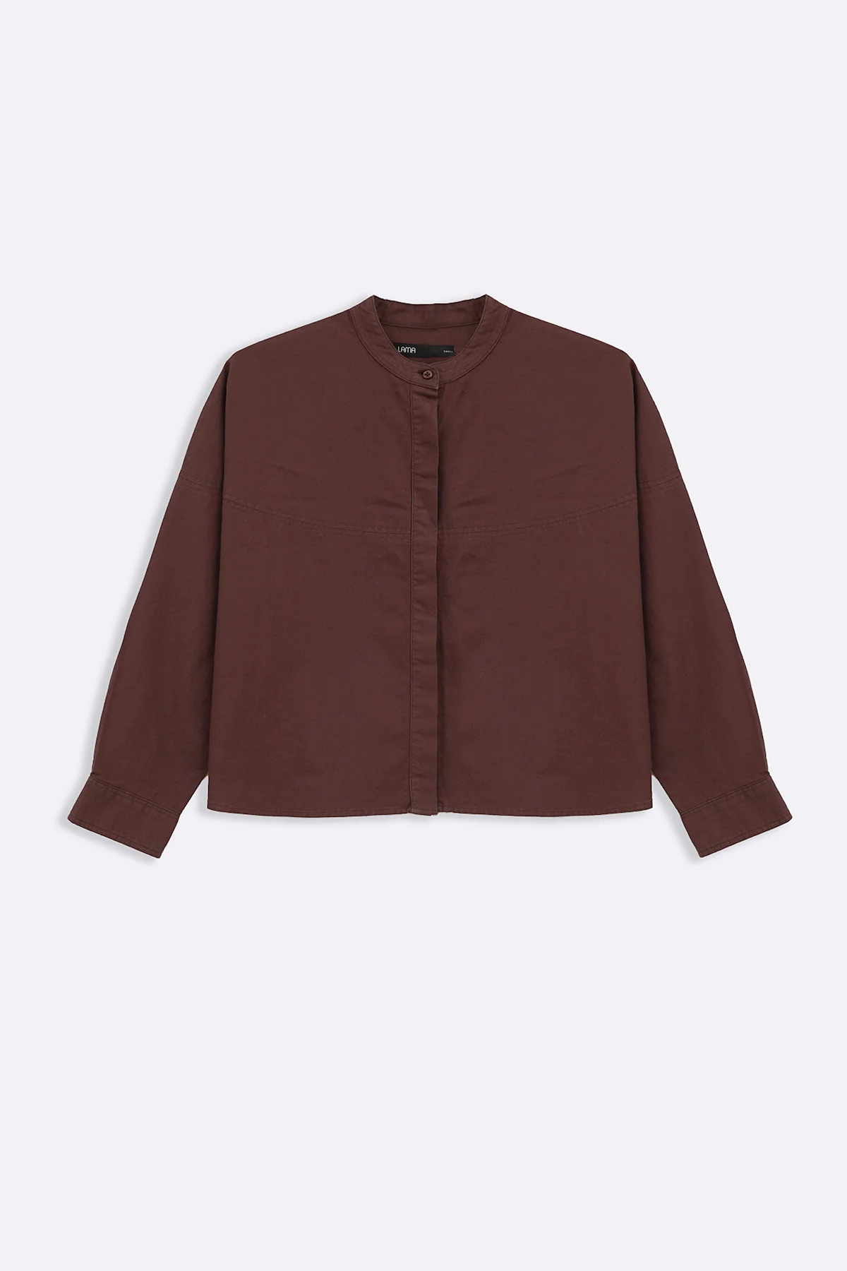 OVERSIZED BAND COLLAR SHIRT - Image 2