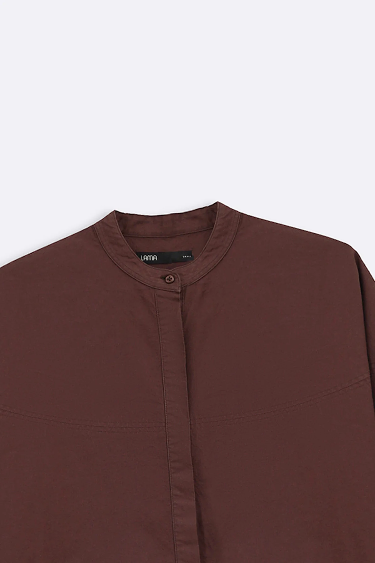 OVERSIZED BAND COLLAR SHIRT - Image 7