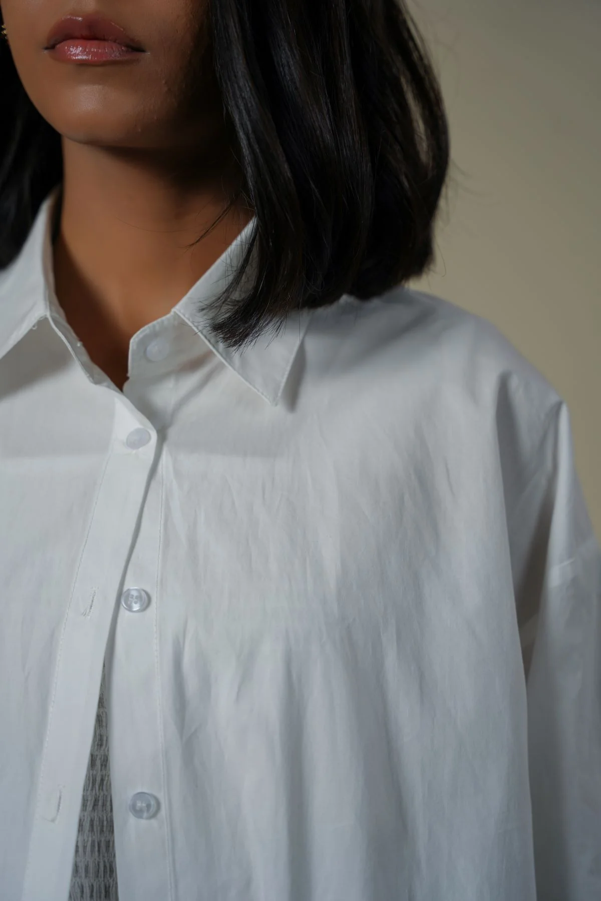 OVERSIZED COTTON BLOUSE - Image 3