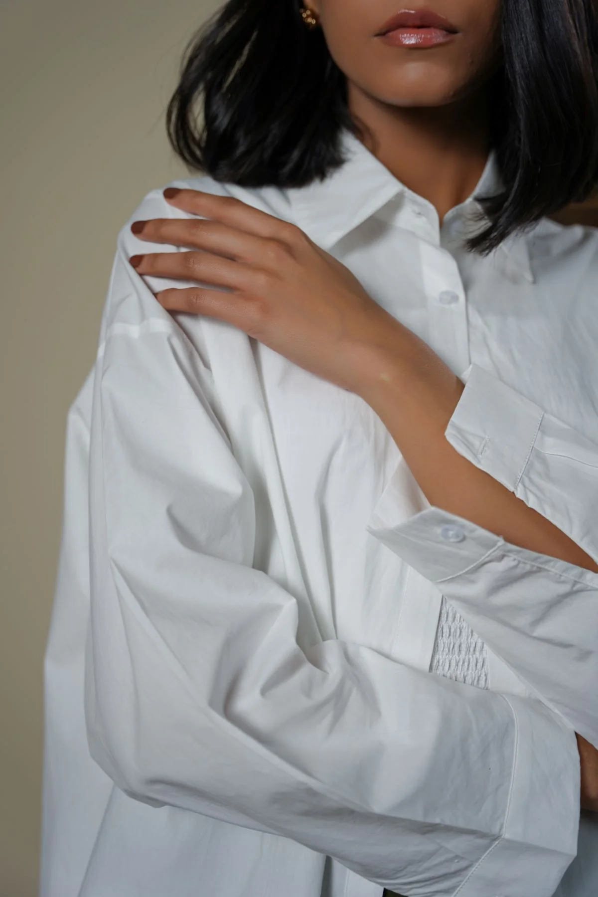 OVERSIZED COTTON BLOUSE - Image 5