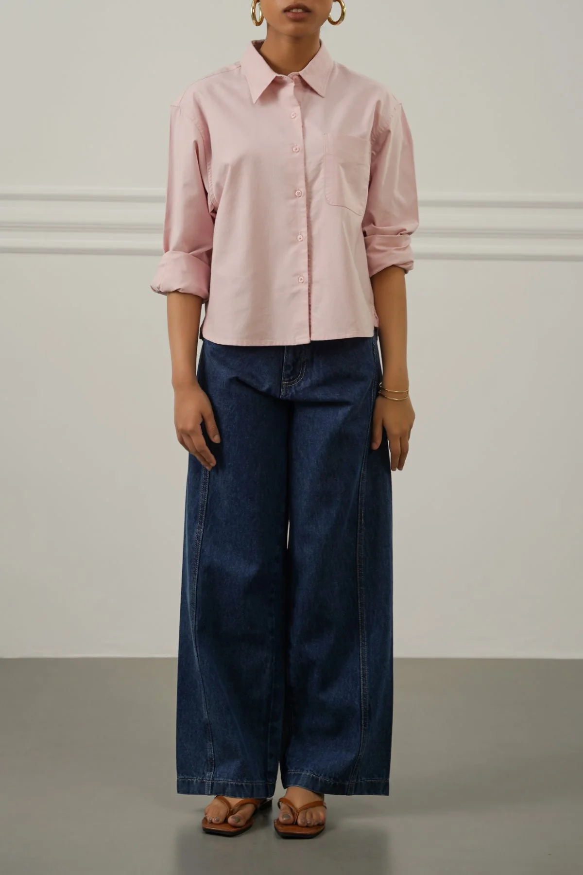 OXFORD CROPPED SHIRT - Image 3