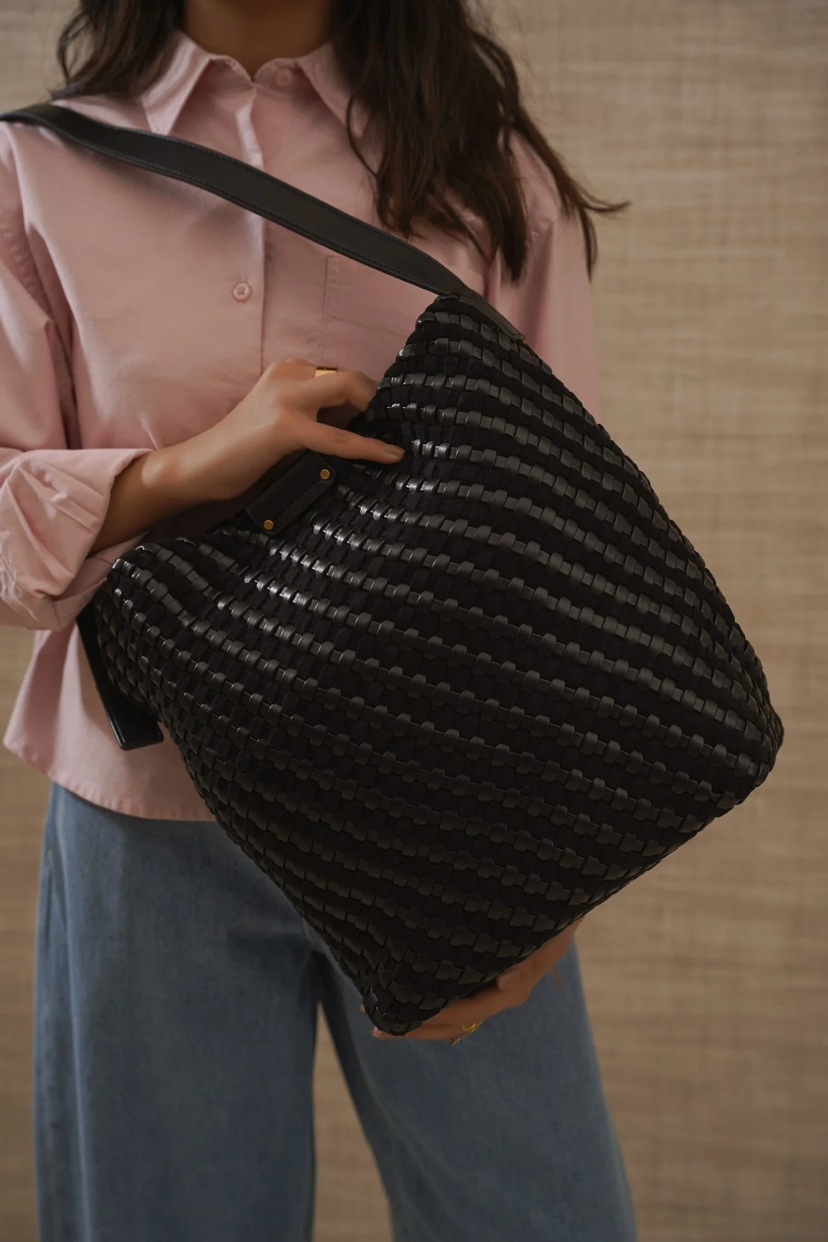 PALM WEAVE TOTE