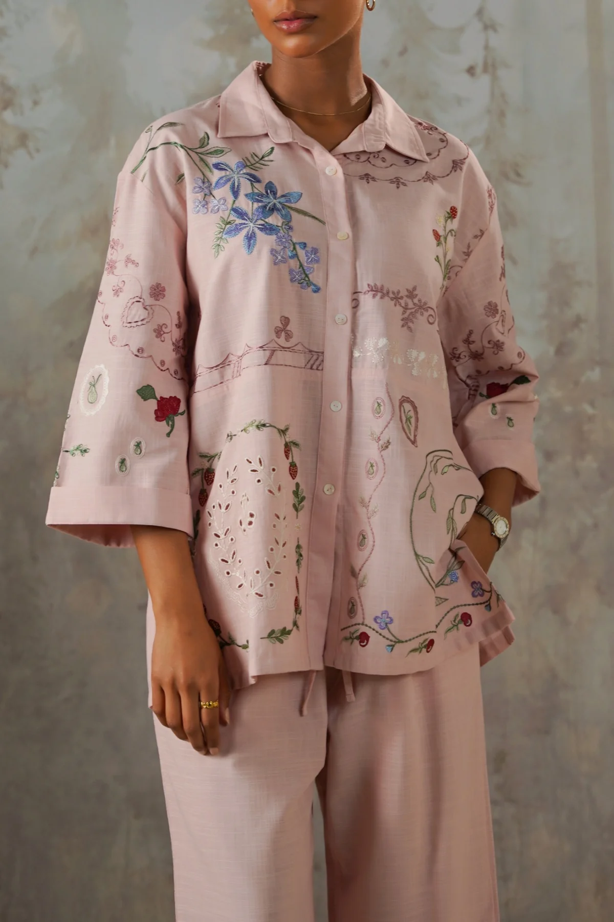 PINK BERRY BUTTON DOWN - Image 3