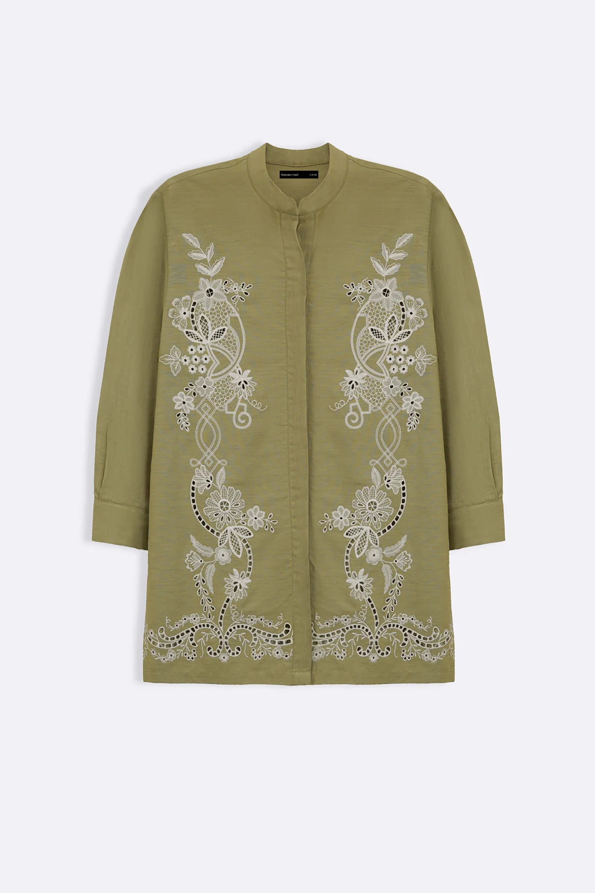 PISTACHIO BRODERIE SHIRT - Image 2