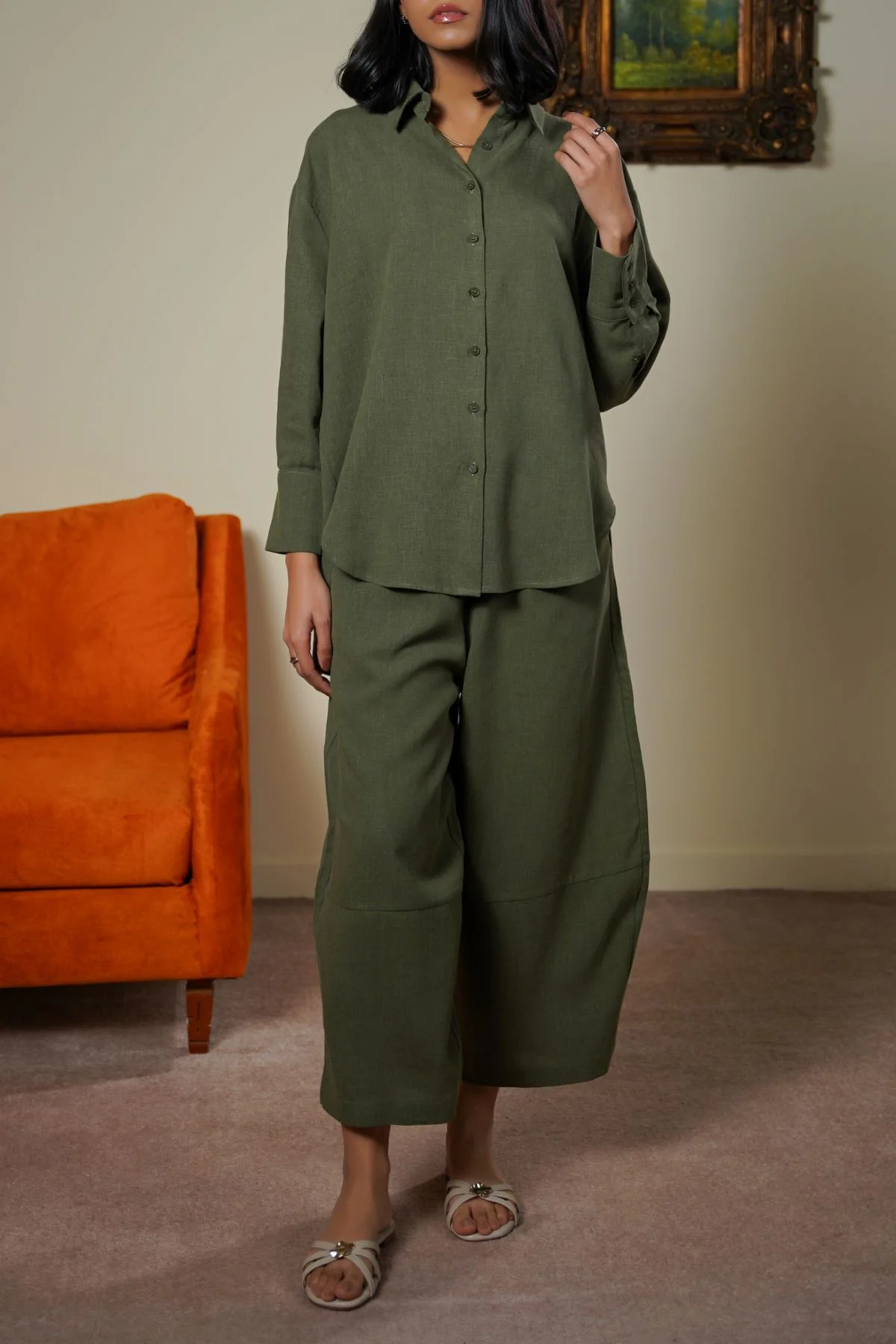 PLANT FIBER COCOON PANTS - Image 4