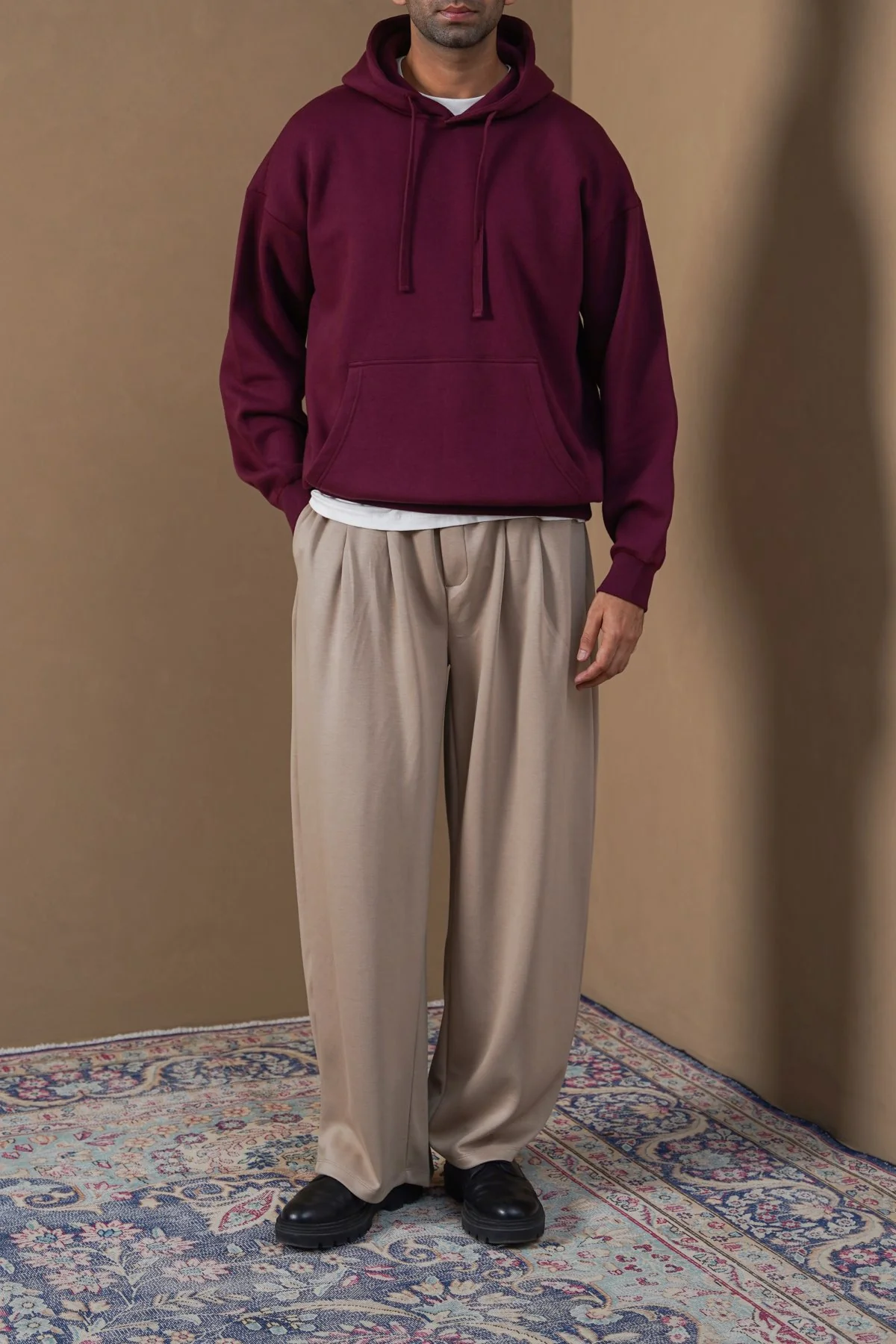 PLEATED STRAIGHT TROUSERS - Image 4