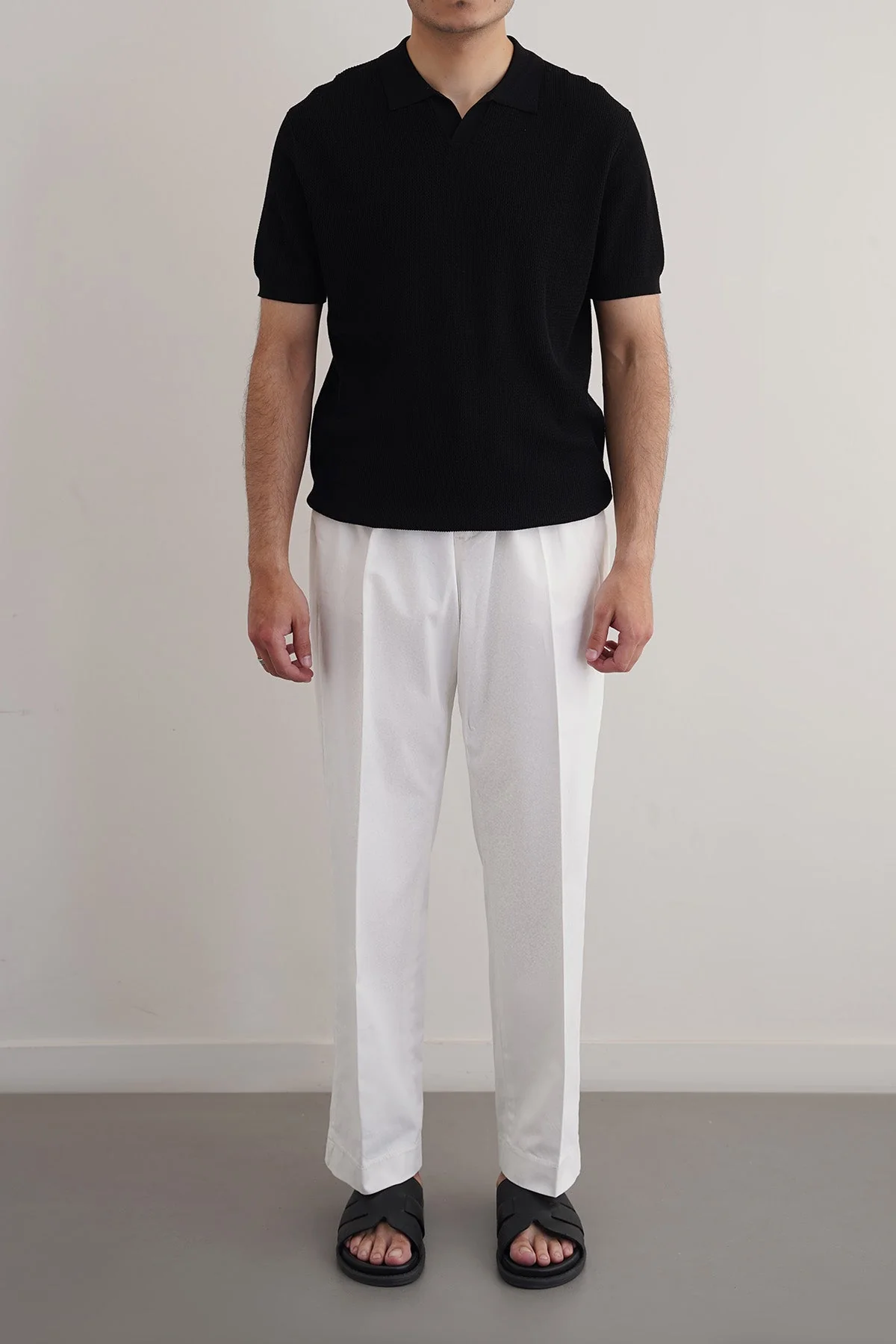 PLEATED COTTON TROUSERS - Image 4