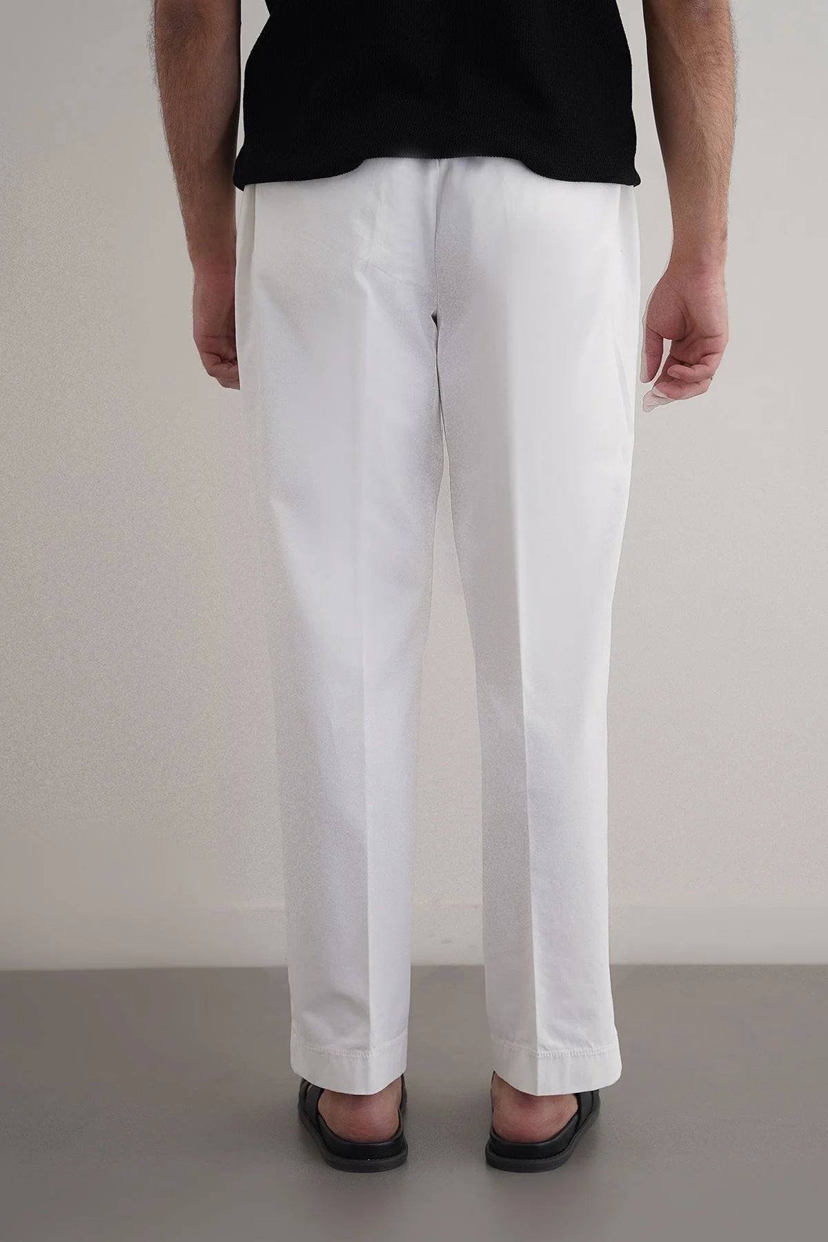 PLEATED COTTON TROUSERS - Image 5