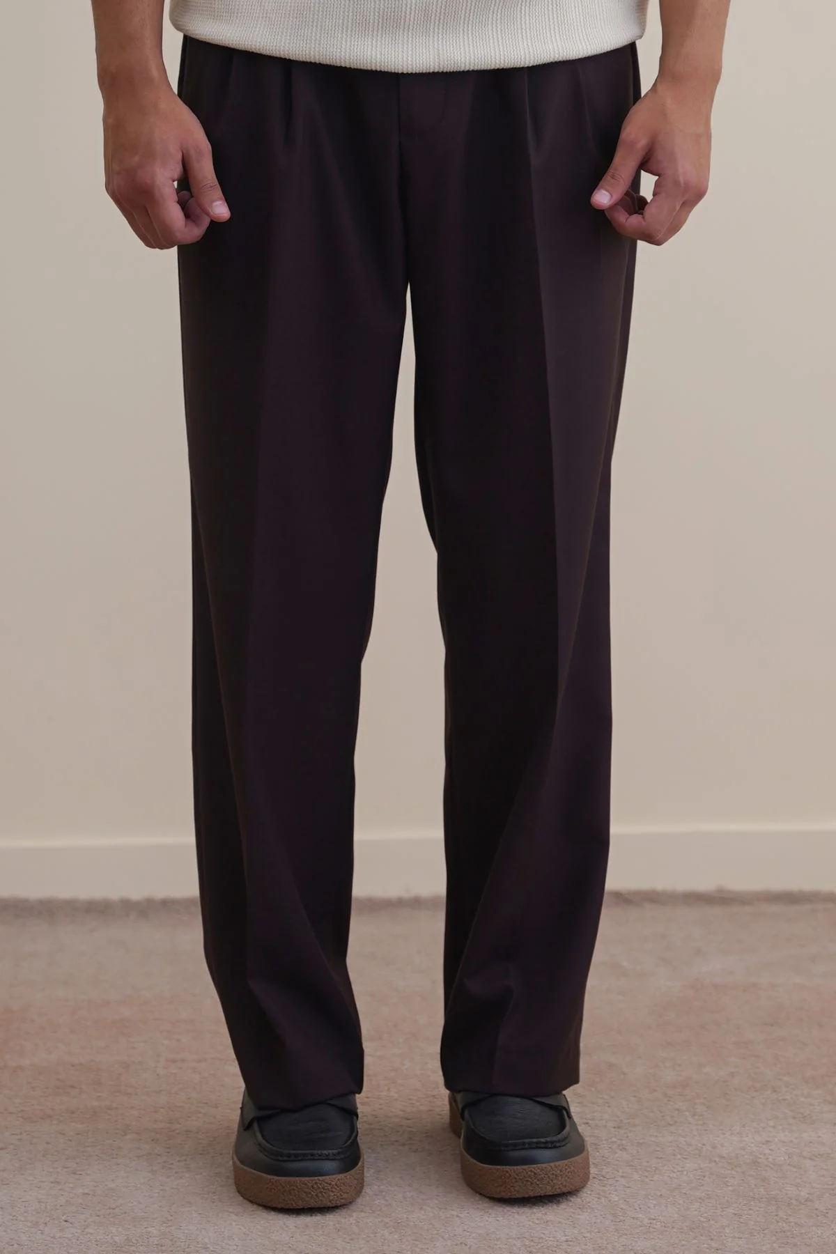 PLEATED TAILORED PANTS