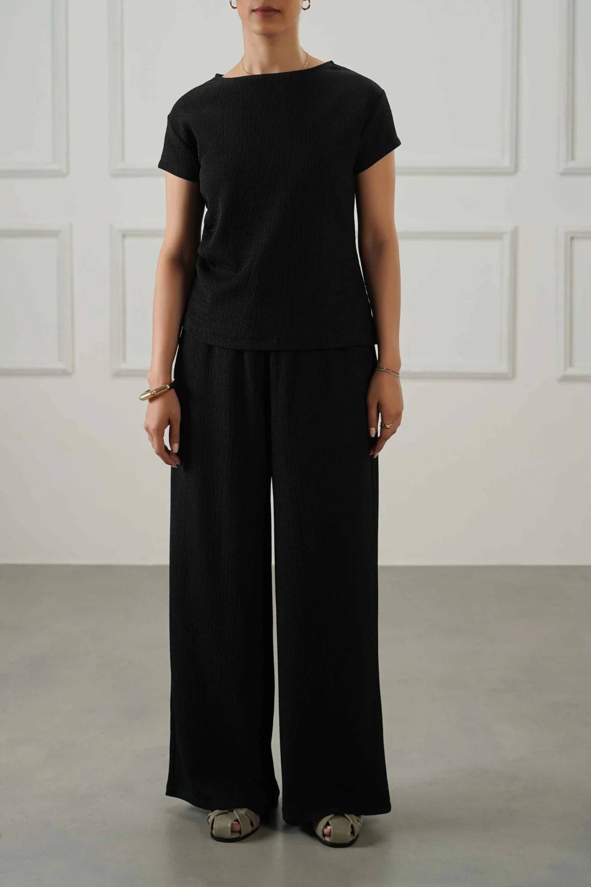 PLEATED WAIST TEE - Image 4