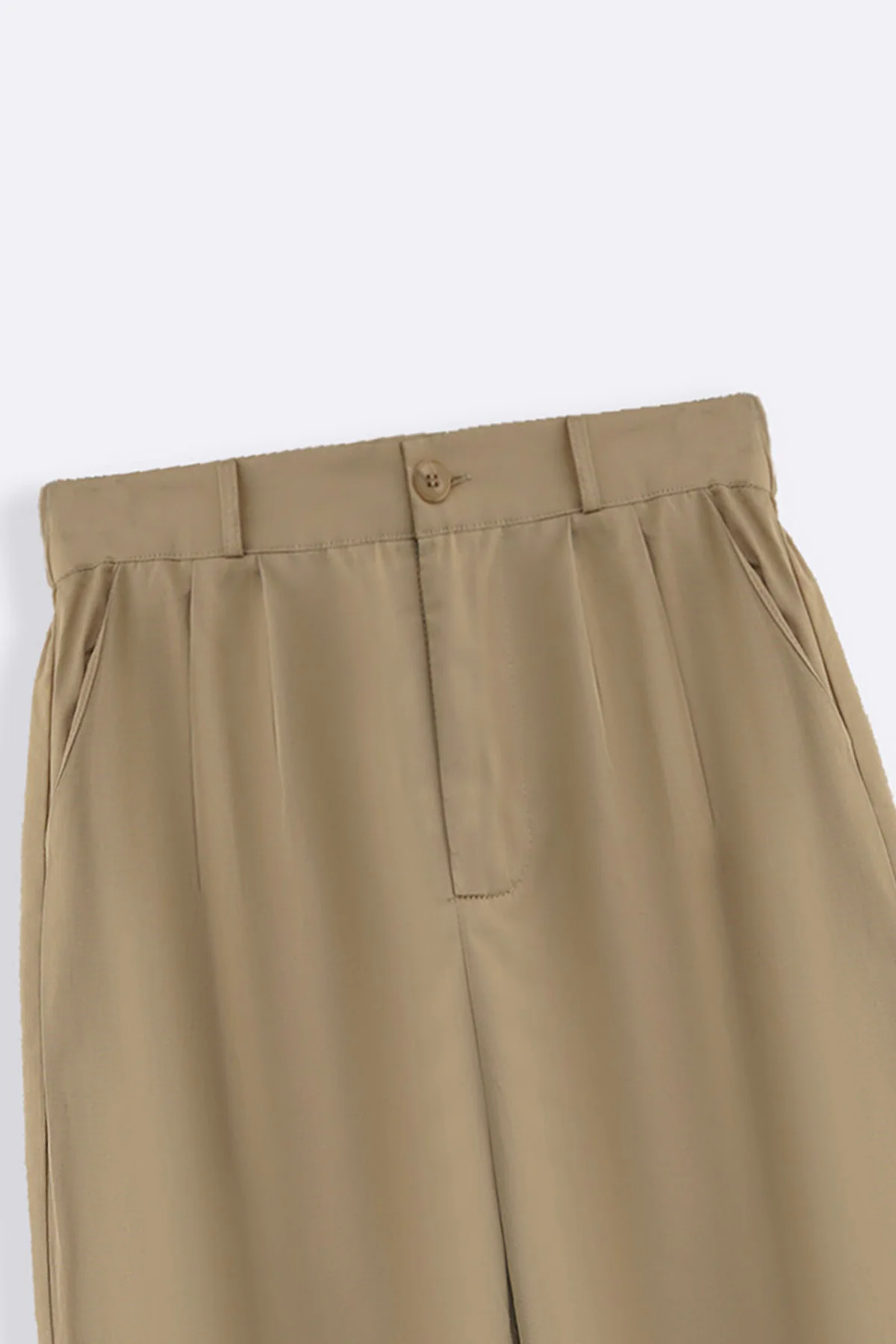 POPLIN TURN UP PANTS - Image 6