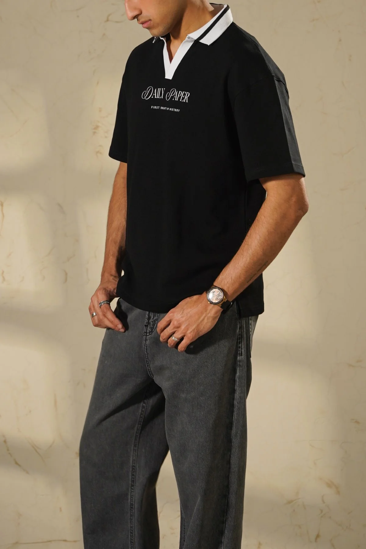 PRINTED POLO TEE - Image 3