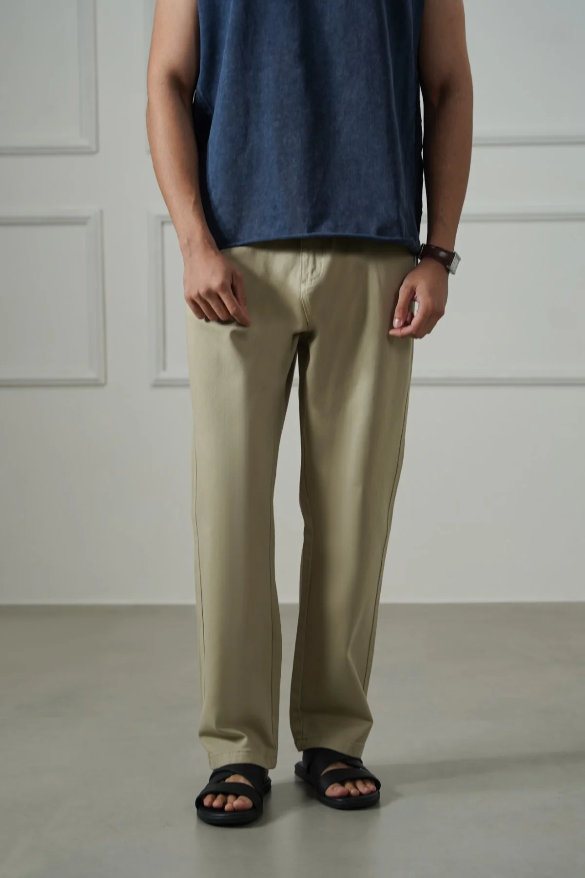PULL-ON TWILL JEANS