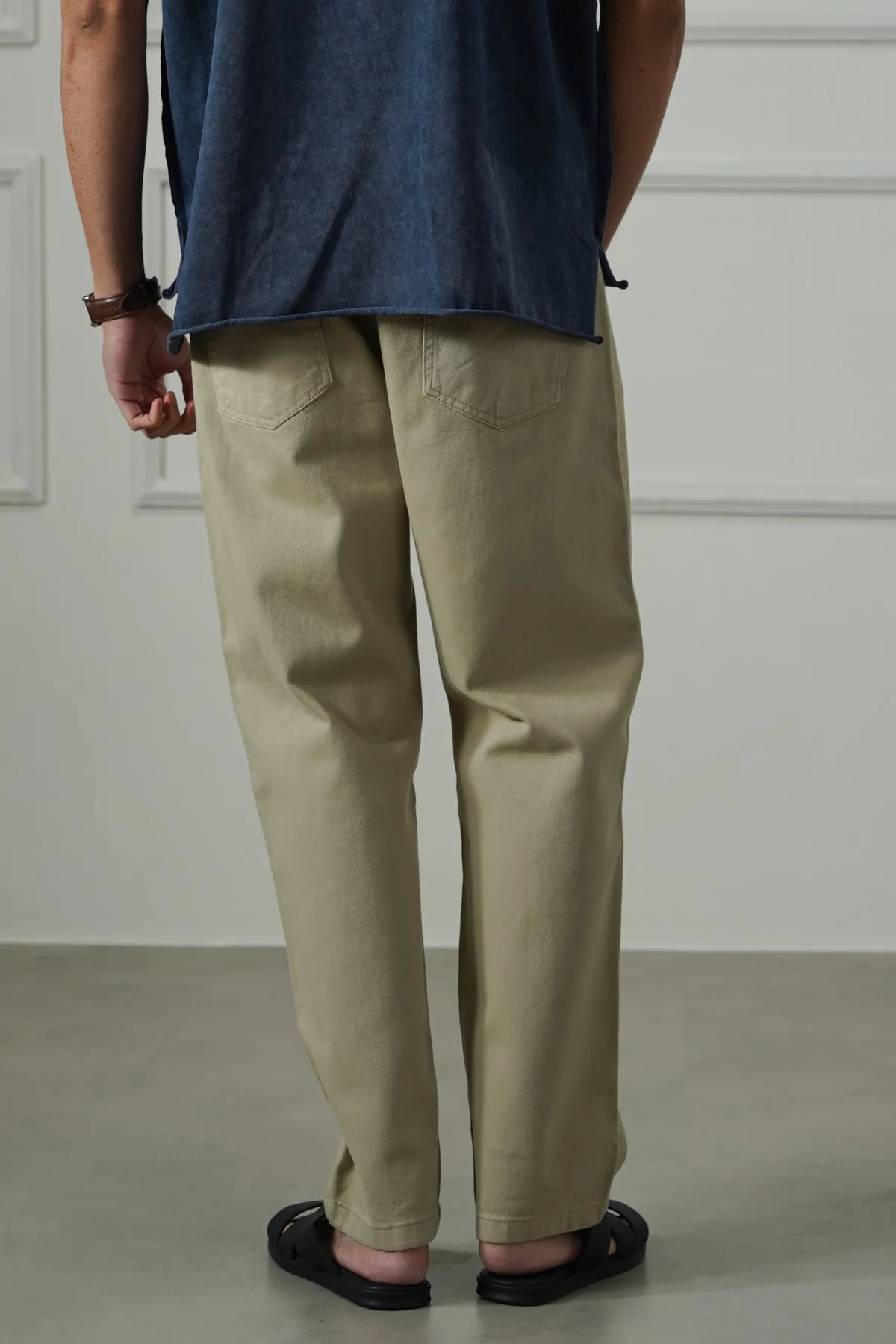 PULL-ON TWILL JEANS - Image 4