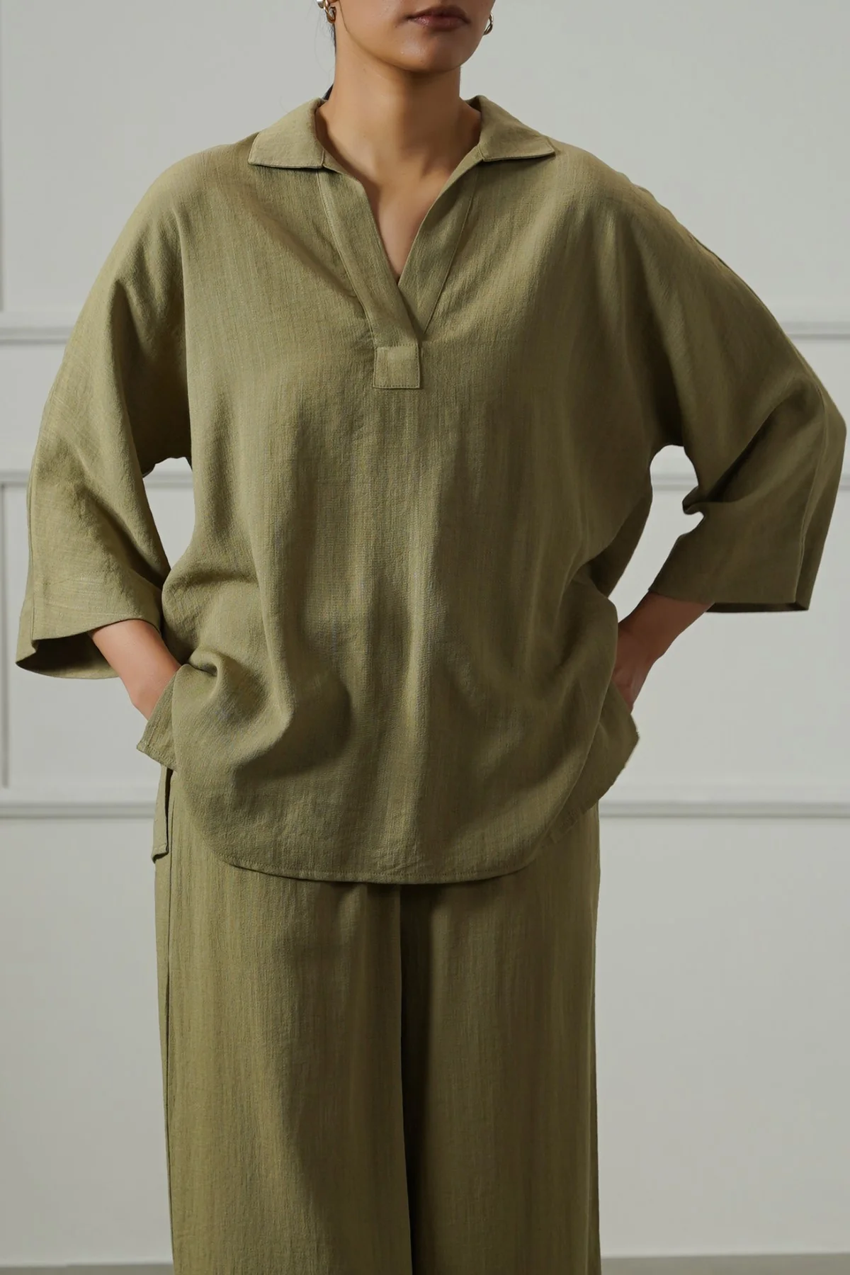 PULLOVER SAFARI BLOUSE