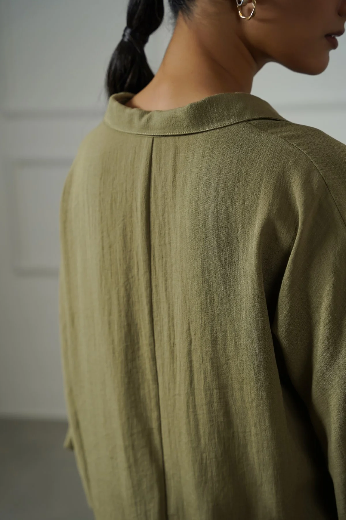 PULLOVER SAFARI BLOUSE - Image 3