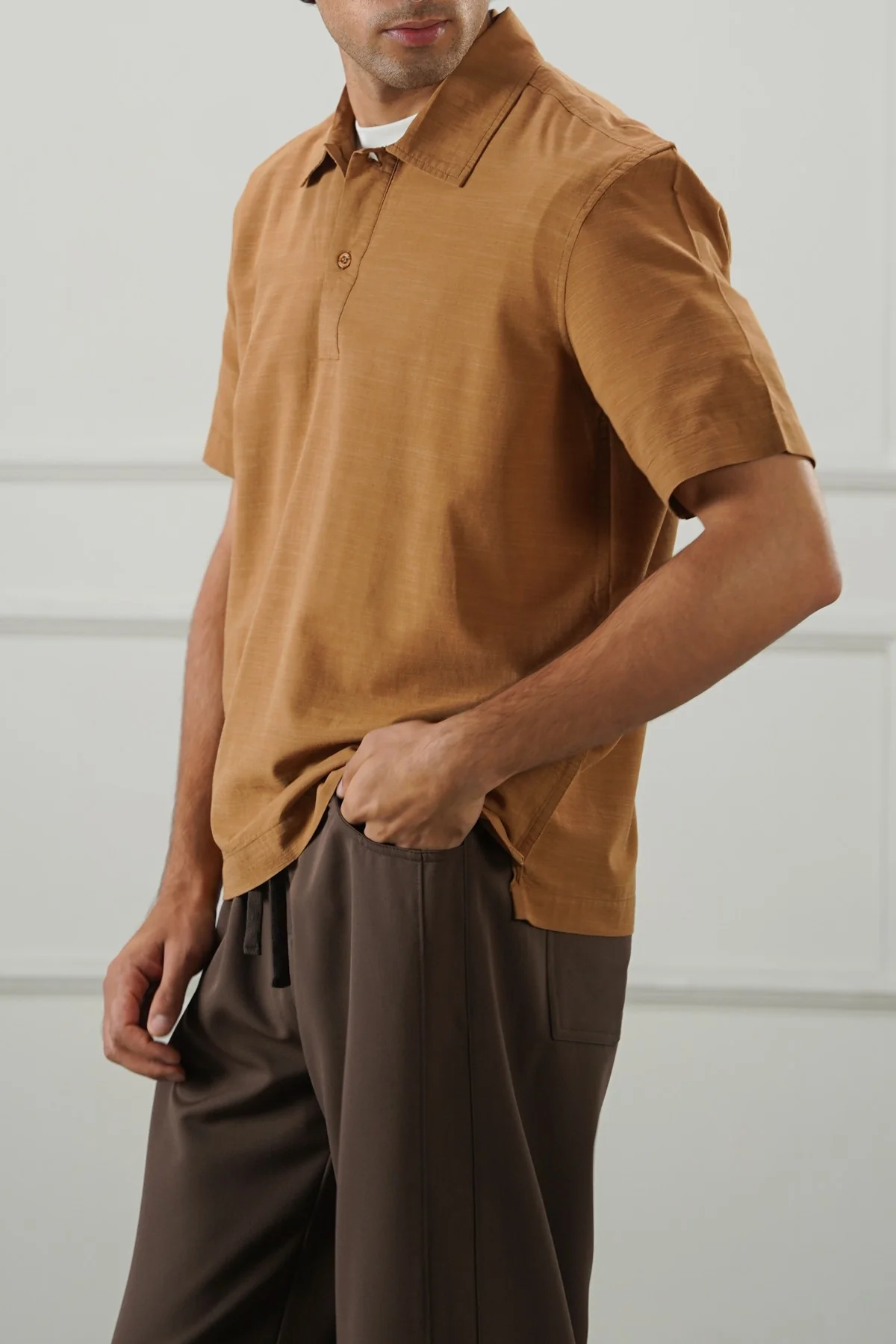QUARTER PLACKET SHIRT