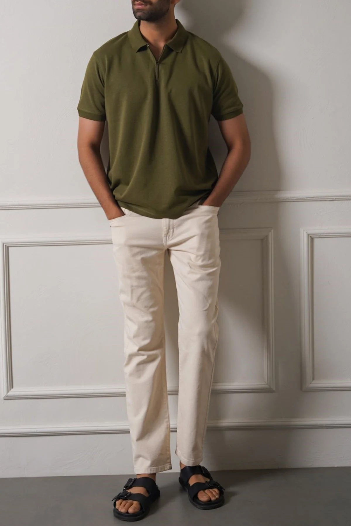 QUARTER ZIP POLO - Image 3