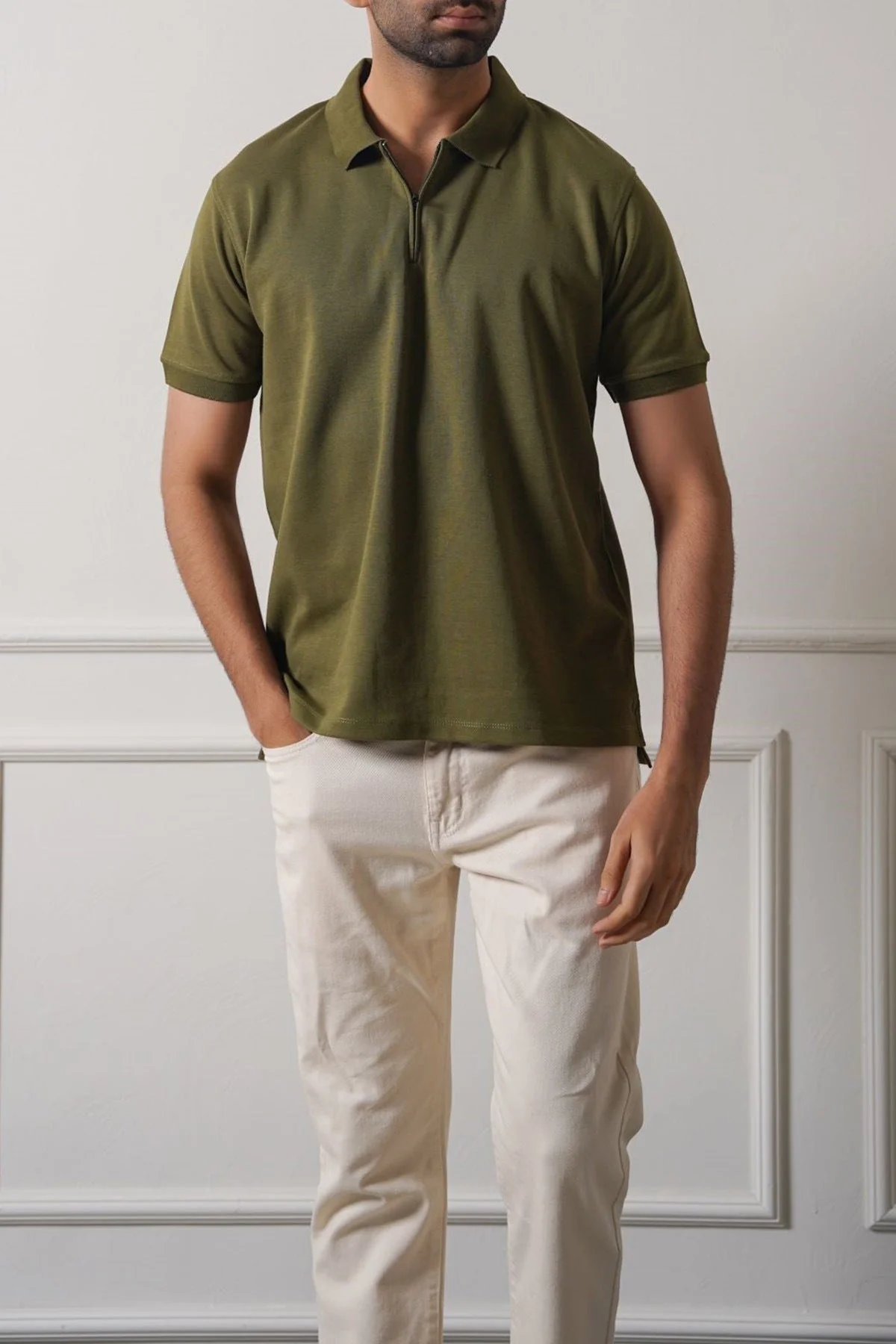 QUARTER ZIP POLO - Image 6