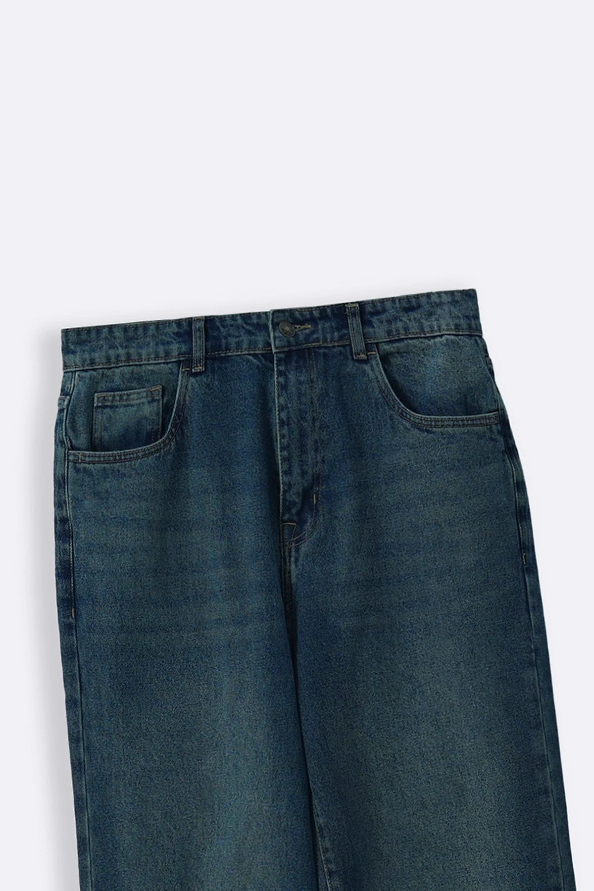 RELAXED FADED JEANS - Image 2