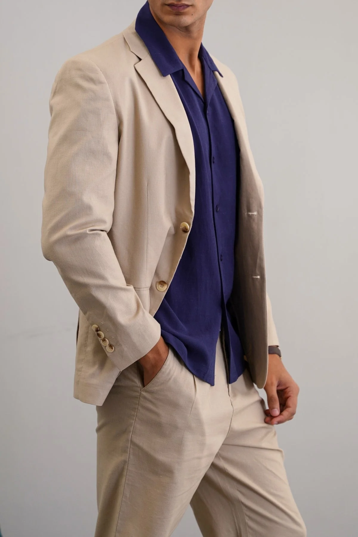 RESORT LINEN BLAZER - Image 3