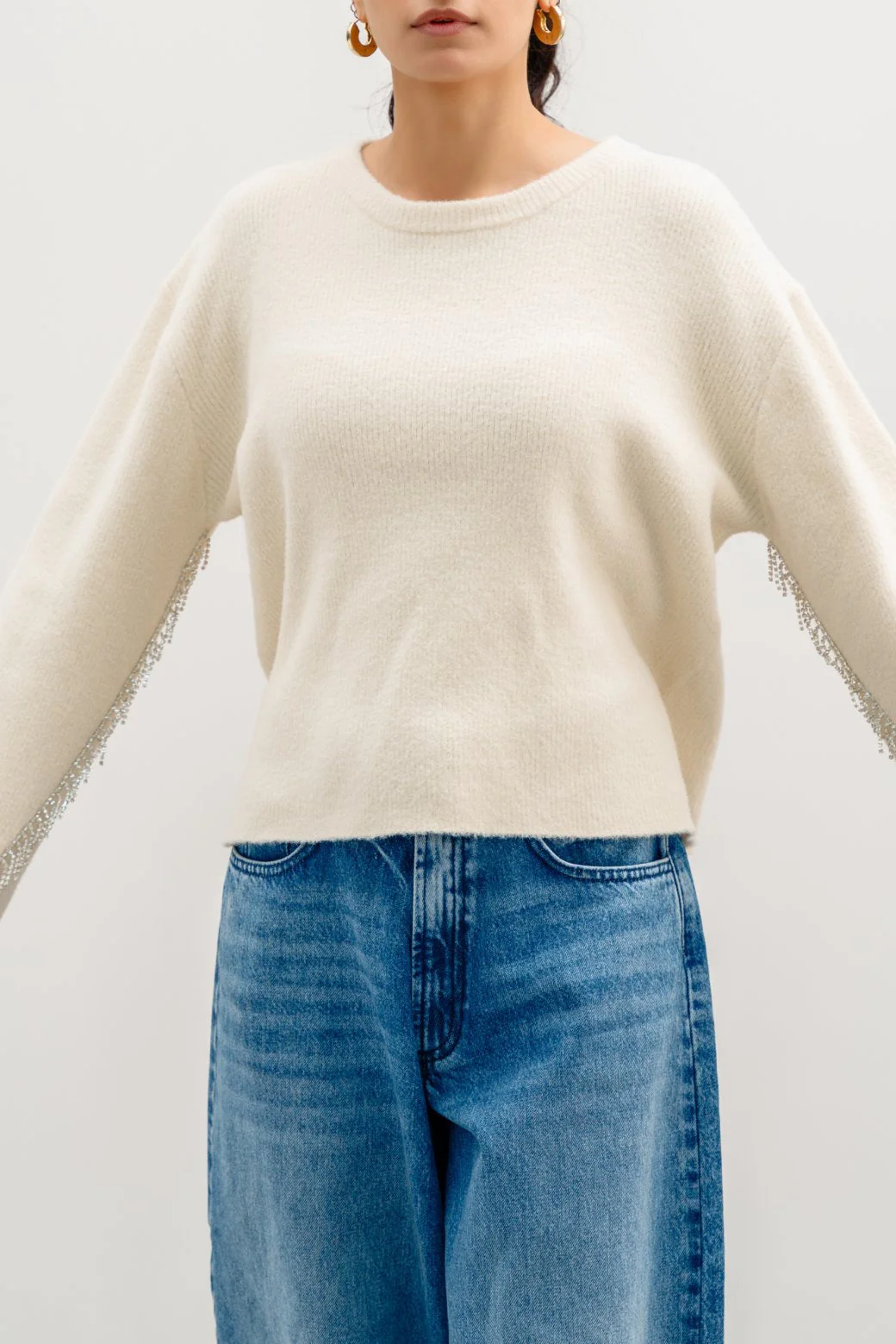 RHINESTONE FRINGE JUMPER - Image 6