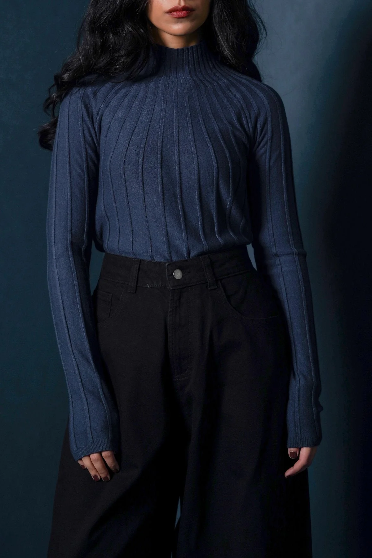 RIBBED BODYCON SWEATER
