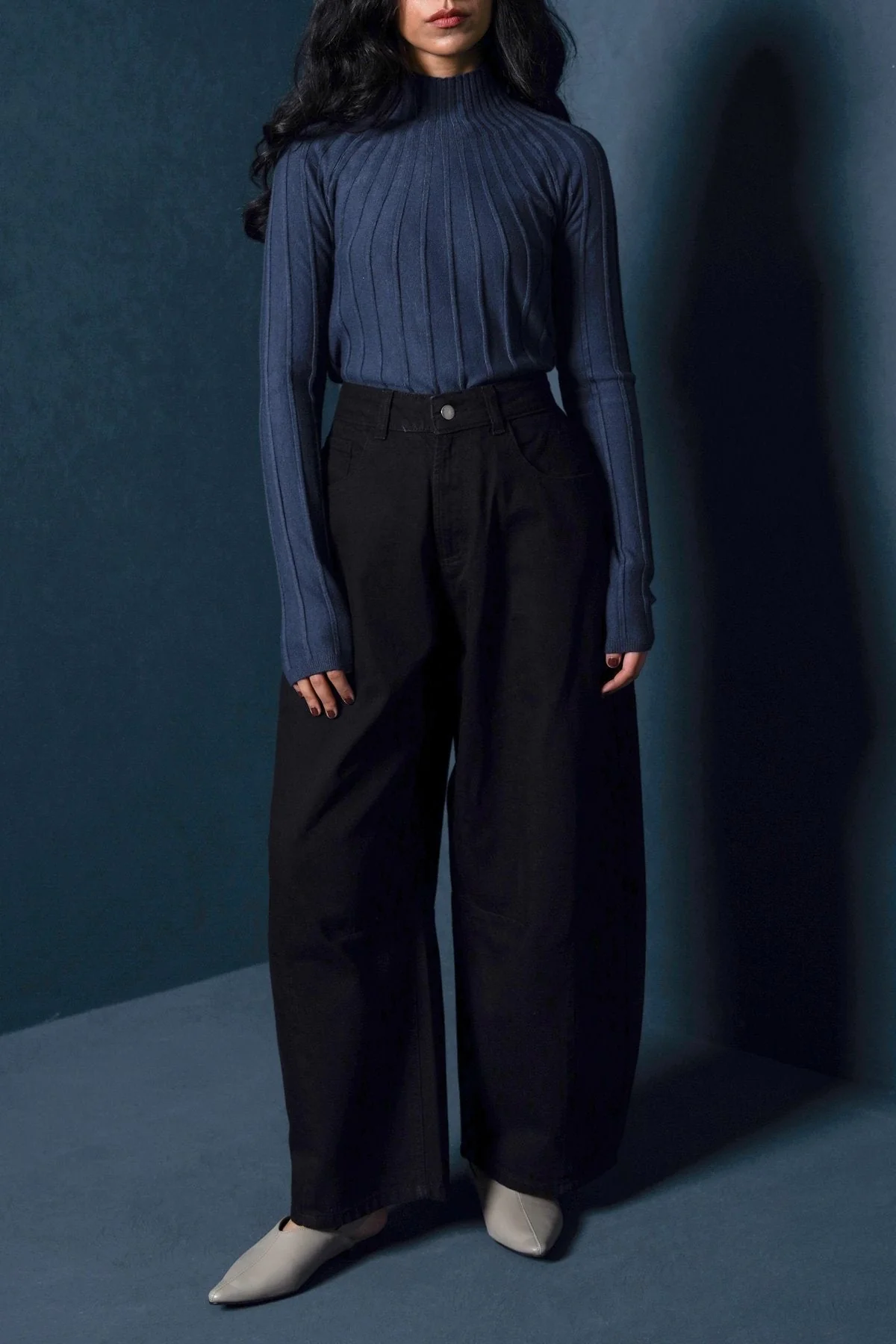 RIBBED BODYCON SWEATER - Image 3