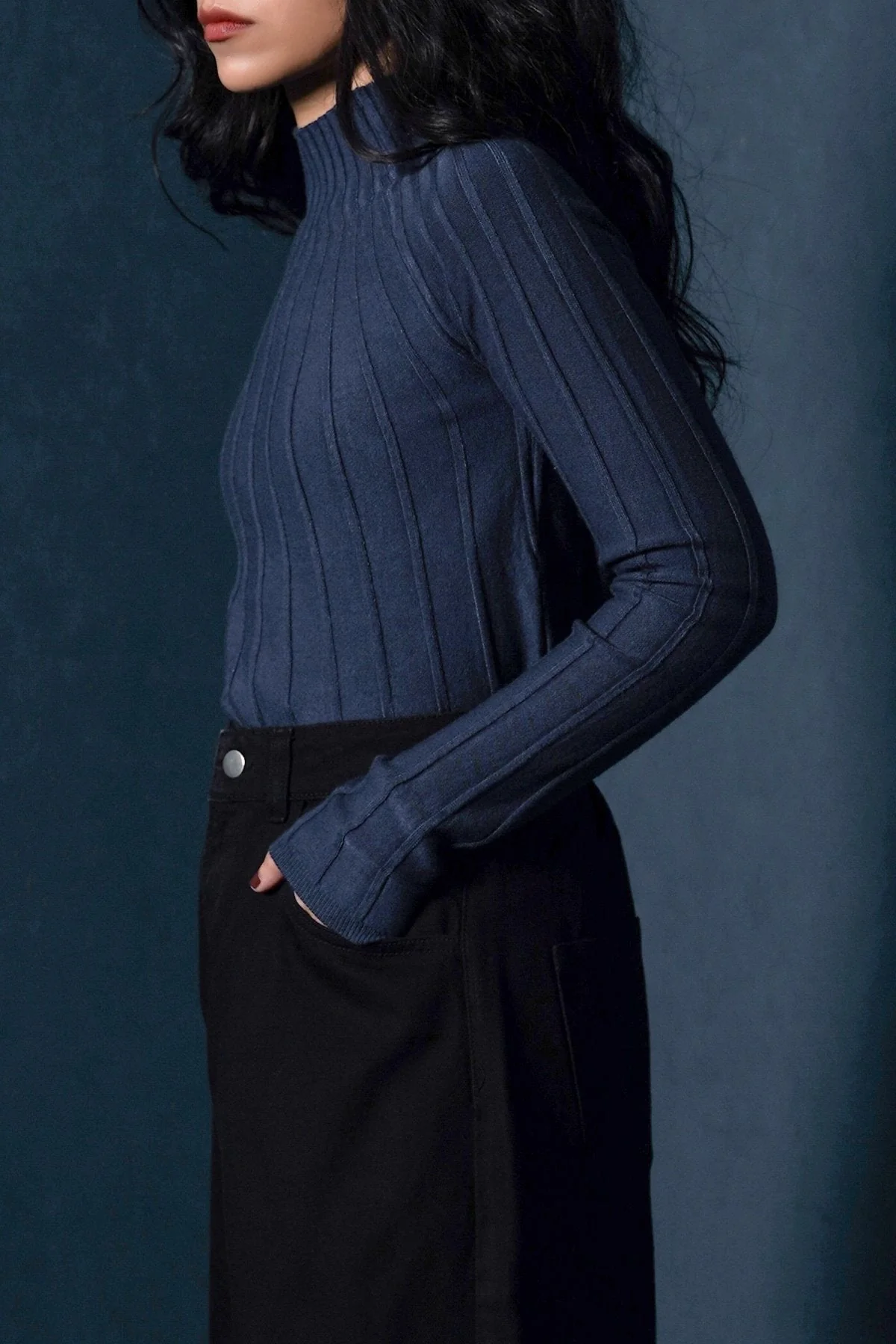 RIBBED BODYCON SWEATER - Image 6