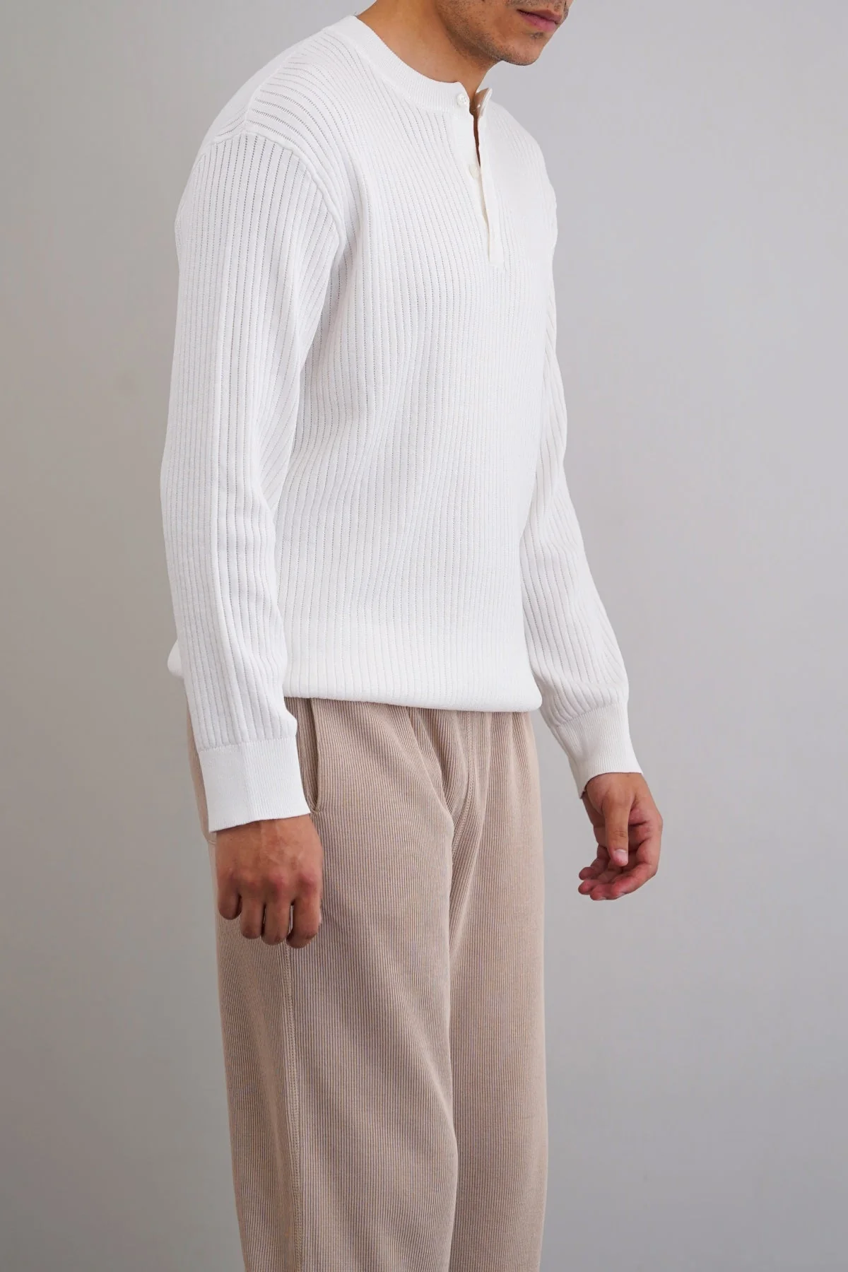 RIBBED HENLEY - Image 4